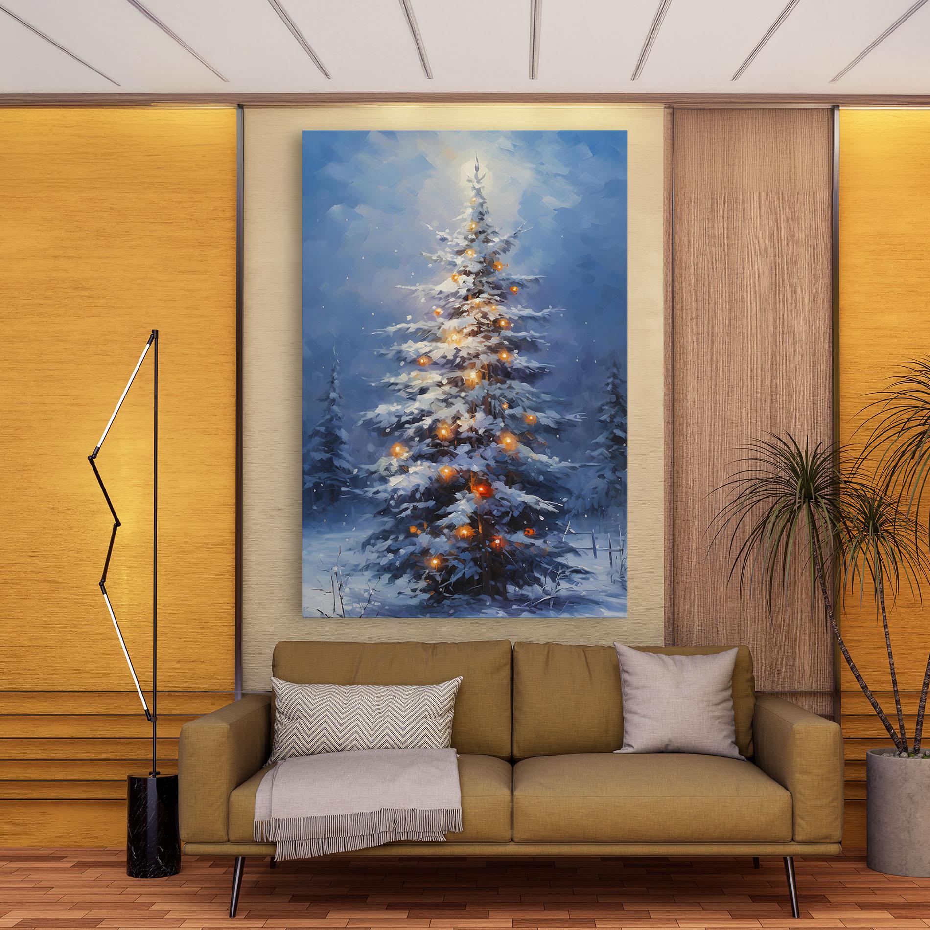 Tablou Canvas Tall Slender Tree mockup 9