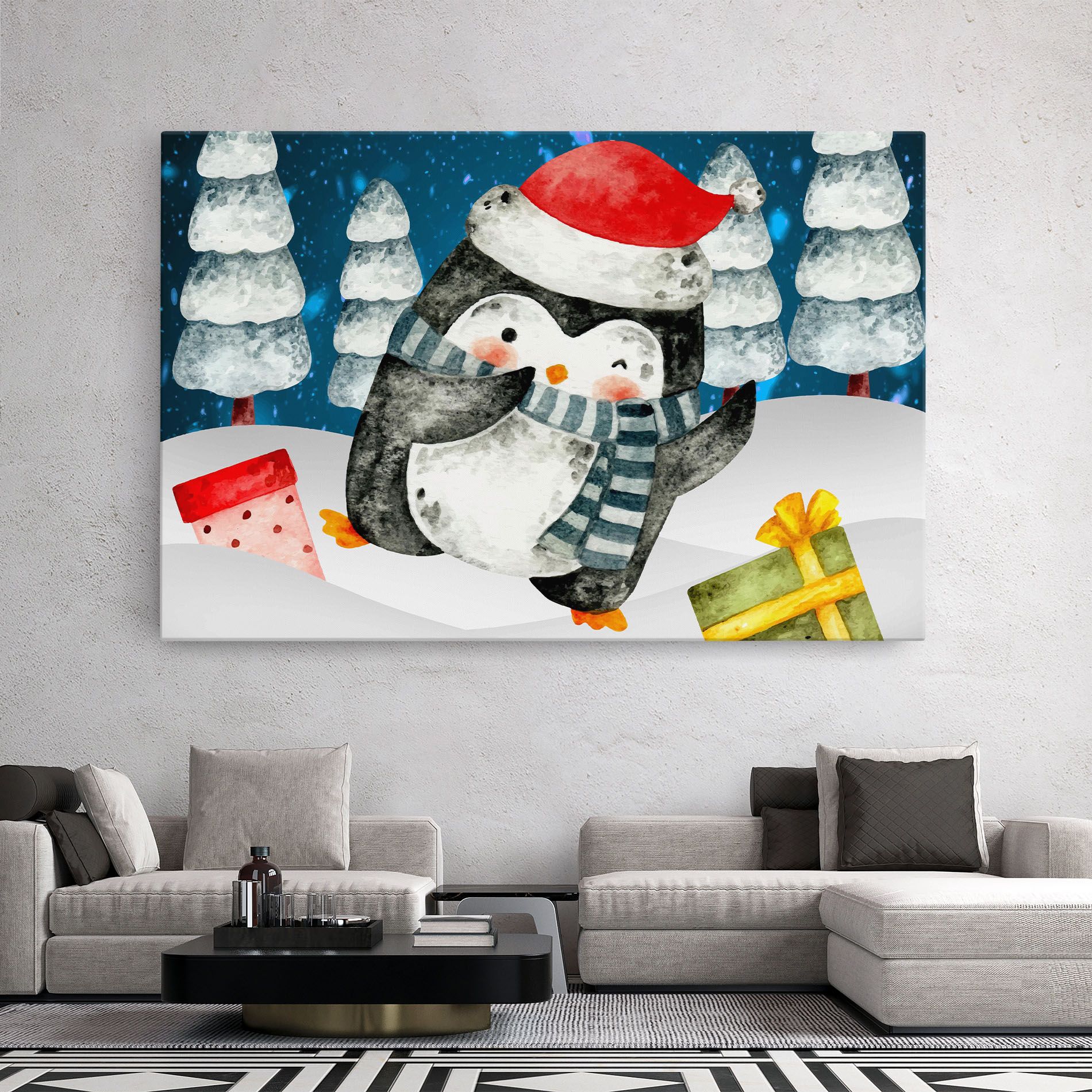 Blue Pinguin mockup 2