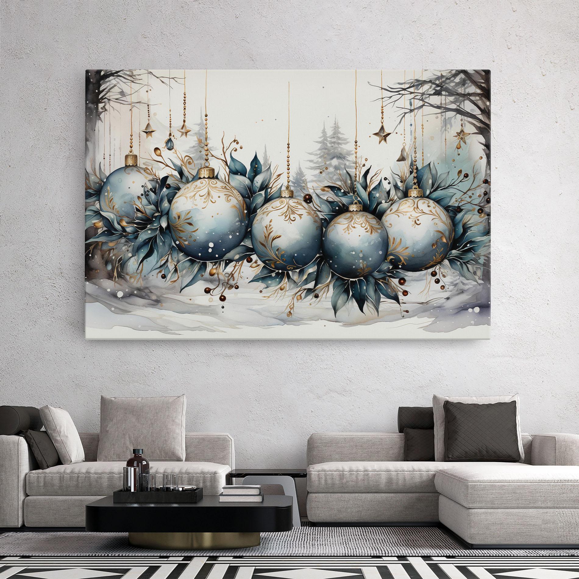 Tablou Canvas Christmas Paper mockup 2