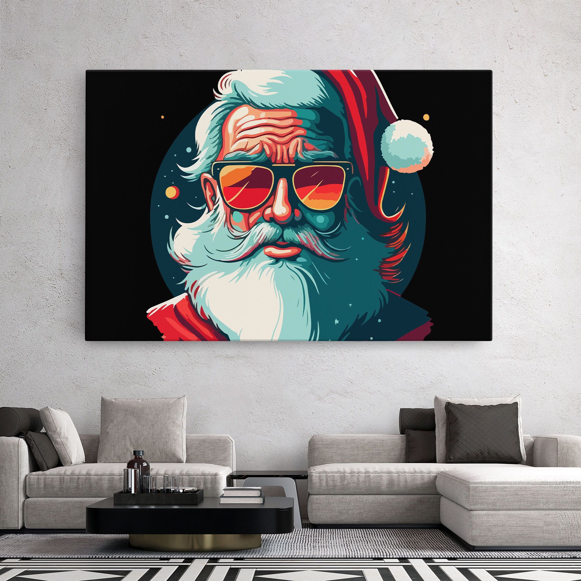 Color Glasses Santa mockup 2