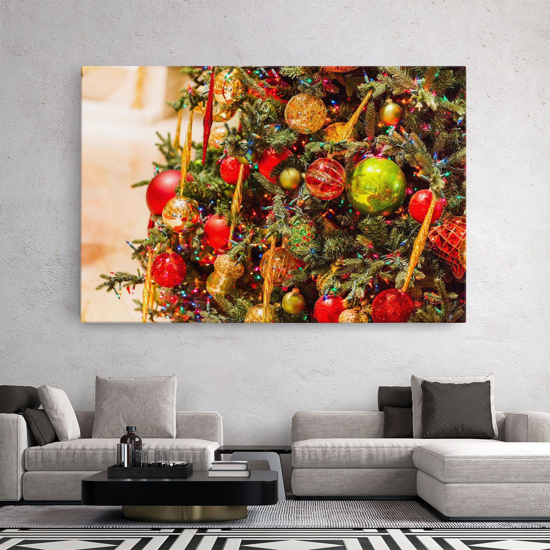 Multicolor Ornaments mockup 2