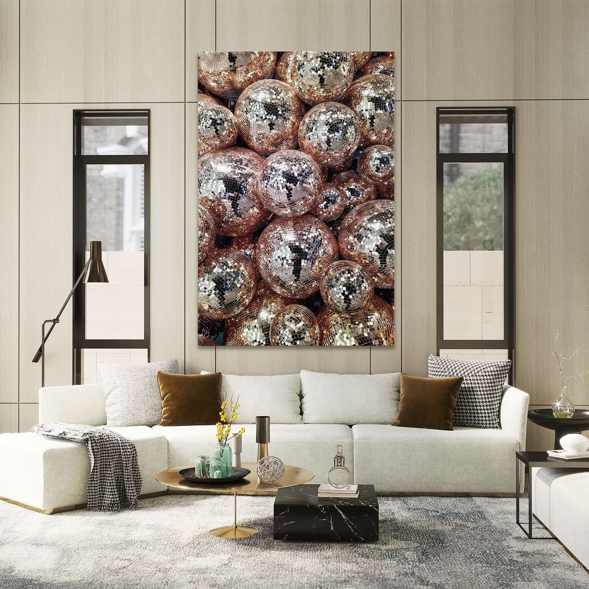 Christmas Disko Balls mockup 2