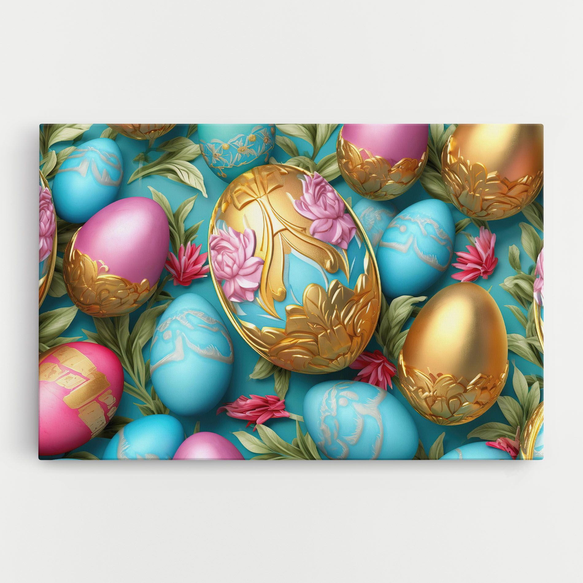 Blue Pink Easter Egs mockup 0