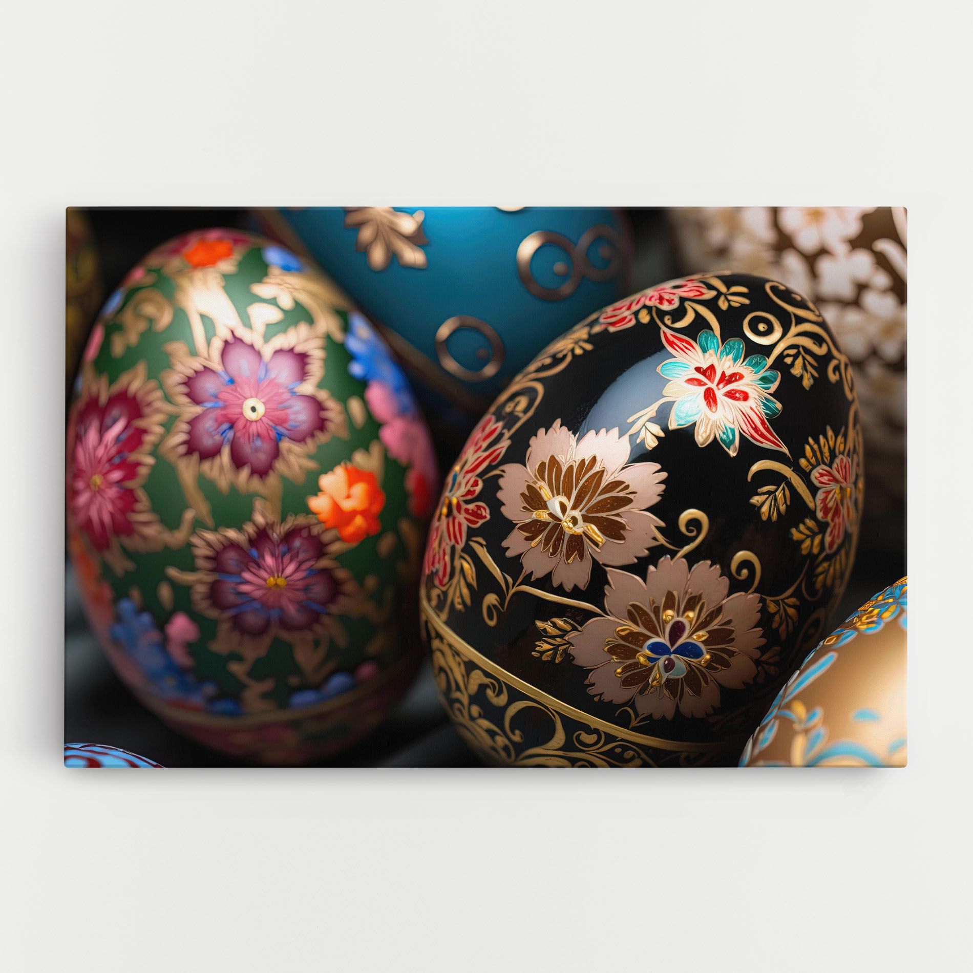 Close Up Painted Eggs mockup 0