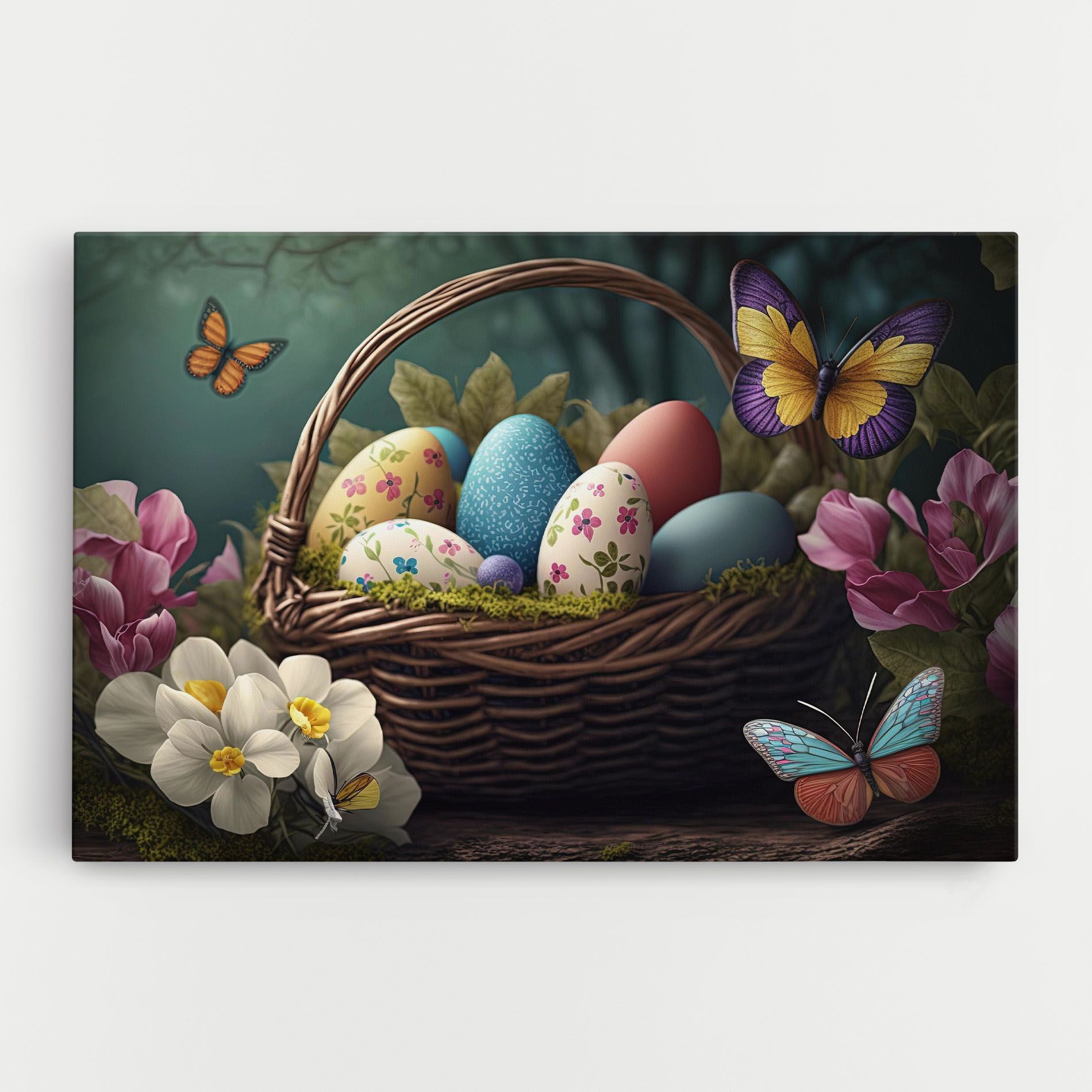 Easter Eggs Butterfly mockup 0