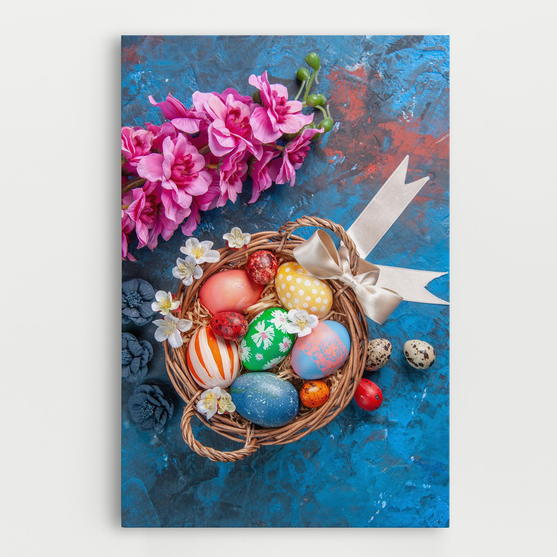 Colored Easter Eggs mockup 0