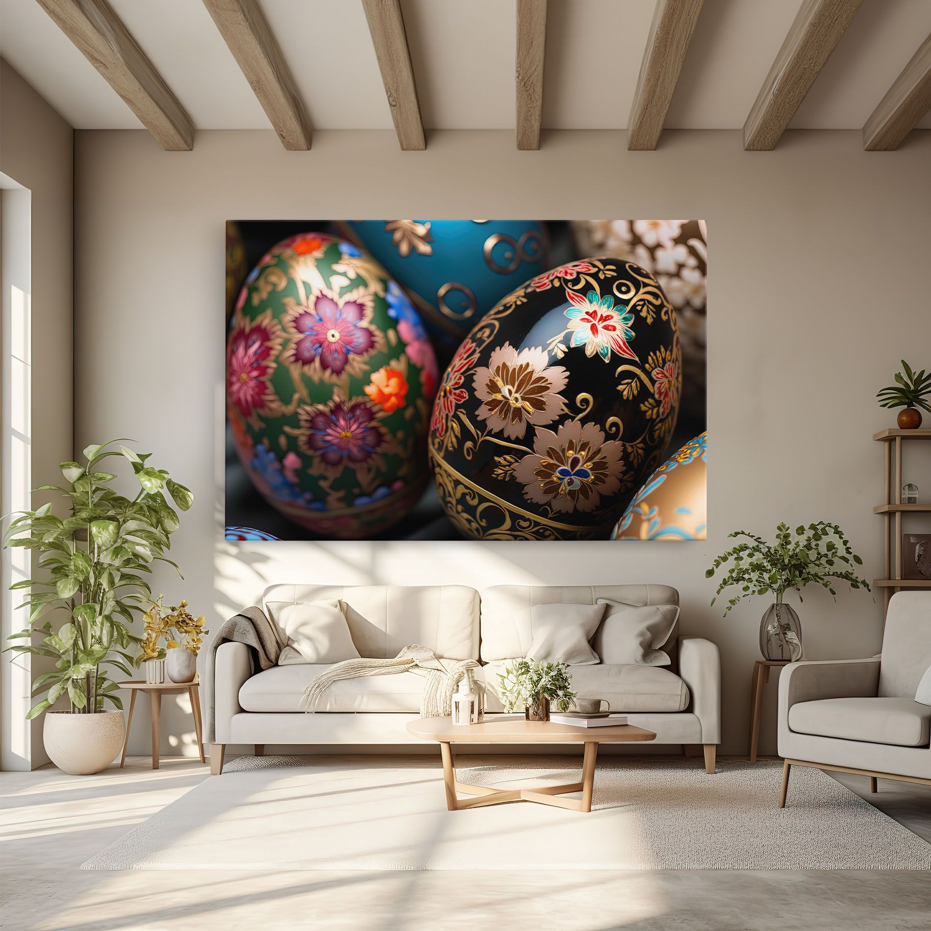 Close Up Painted Eggs mockup 6