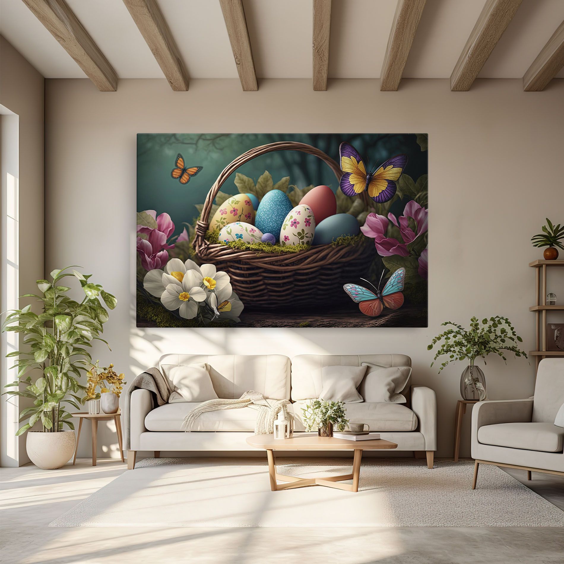 Easter Eggs Butterfly mockup 6