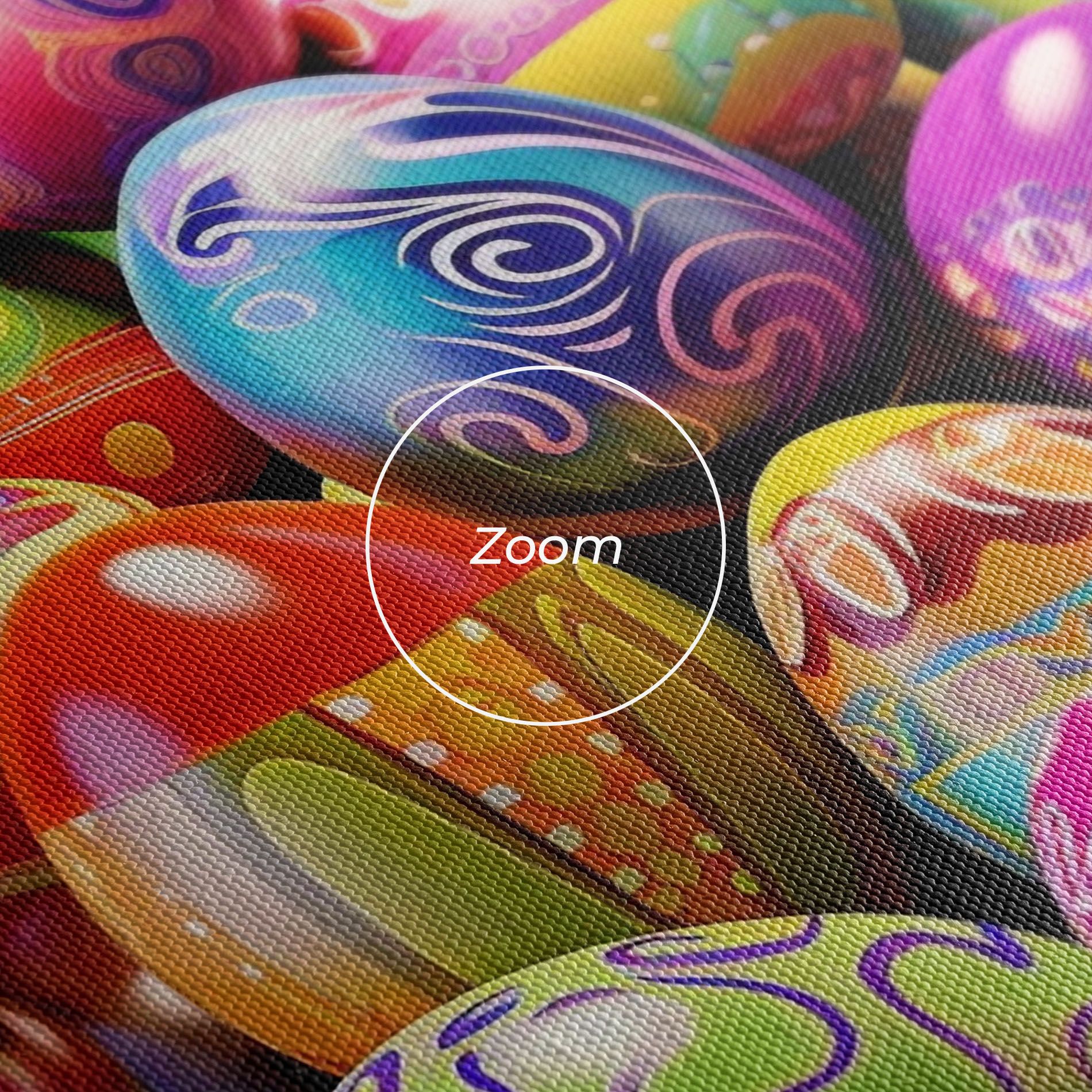 Pile Colorful Eggs mockup 3