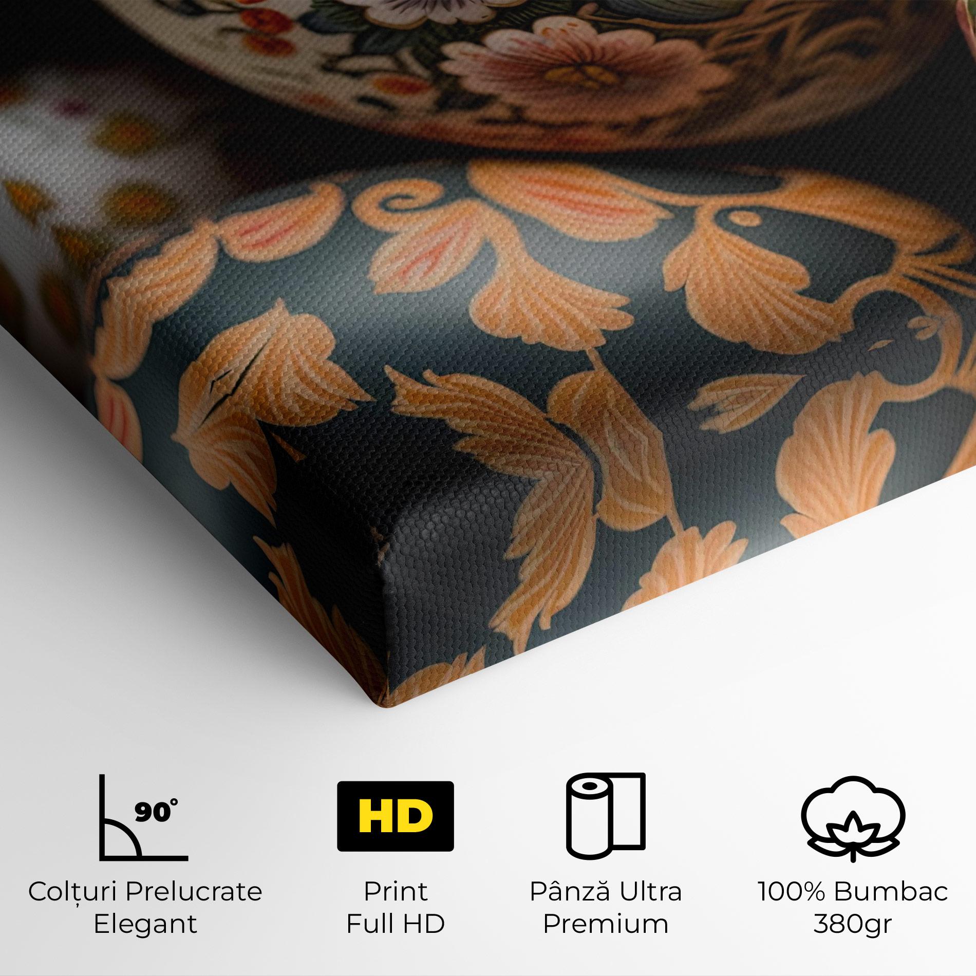 Tablou Canvas Floral Painted Eggs mockup 4