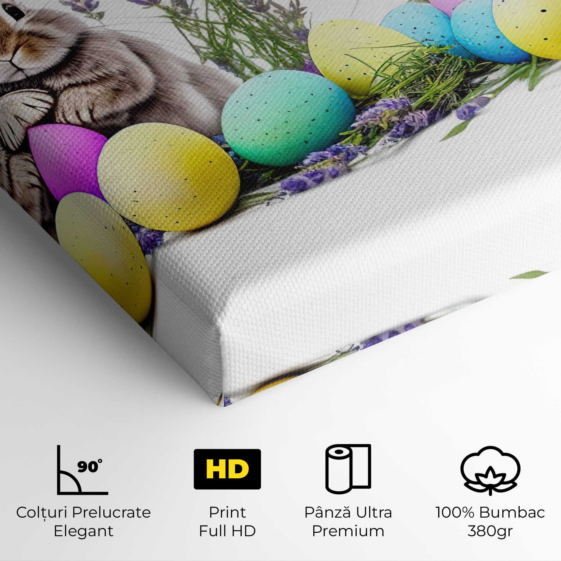 Flowers Easter Bunny mockup 4