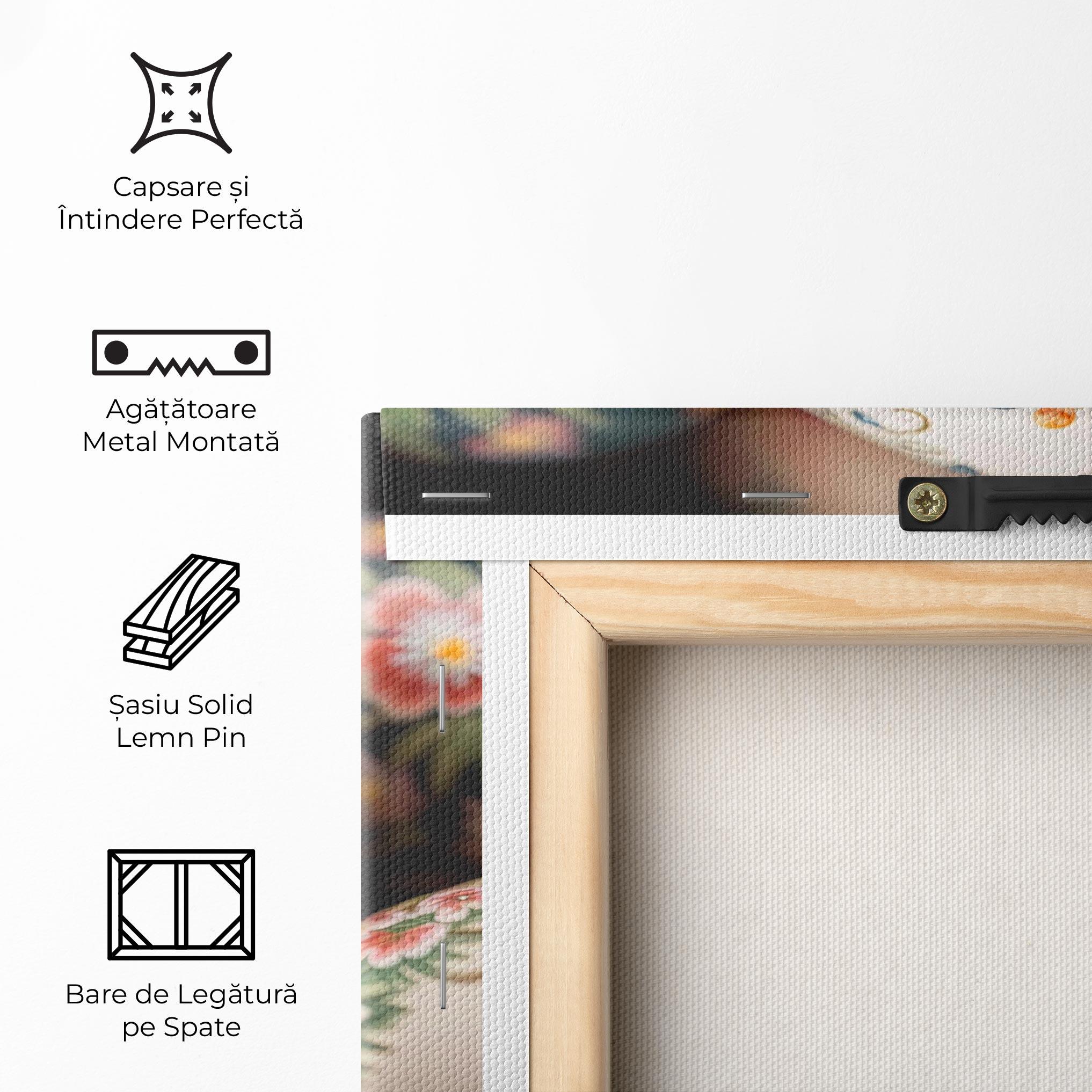 Tablou Canvas Floral Painted Eggs mockup 5