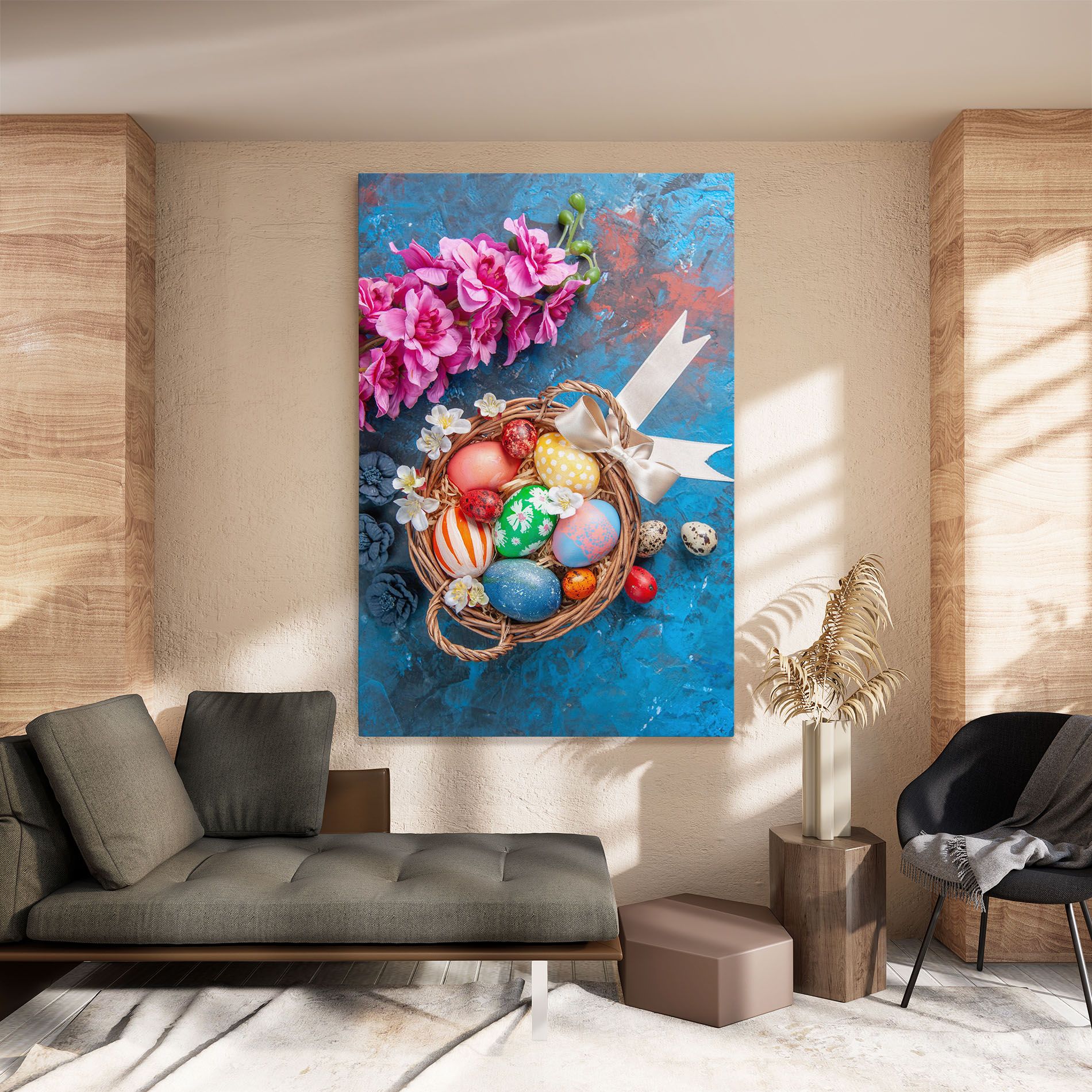 Colored Easter Eggs mockup 8