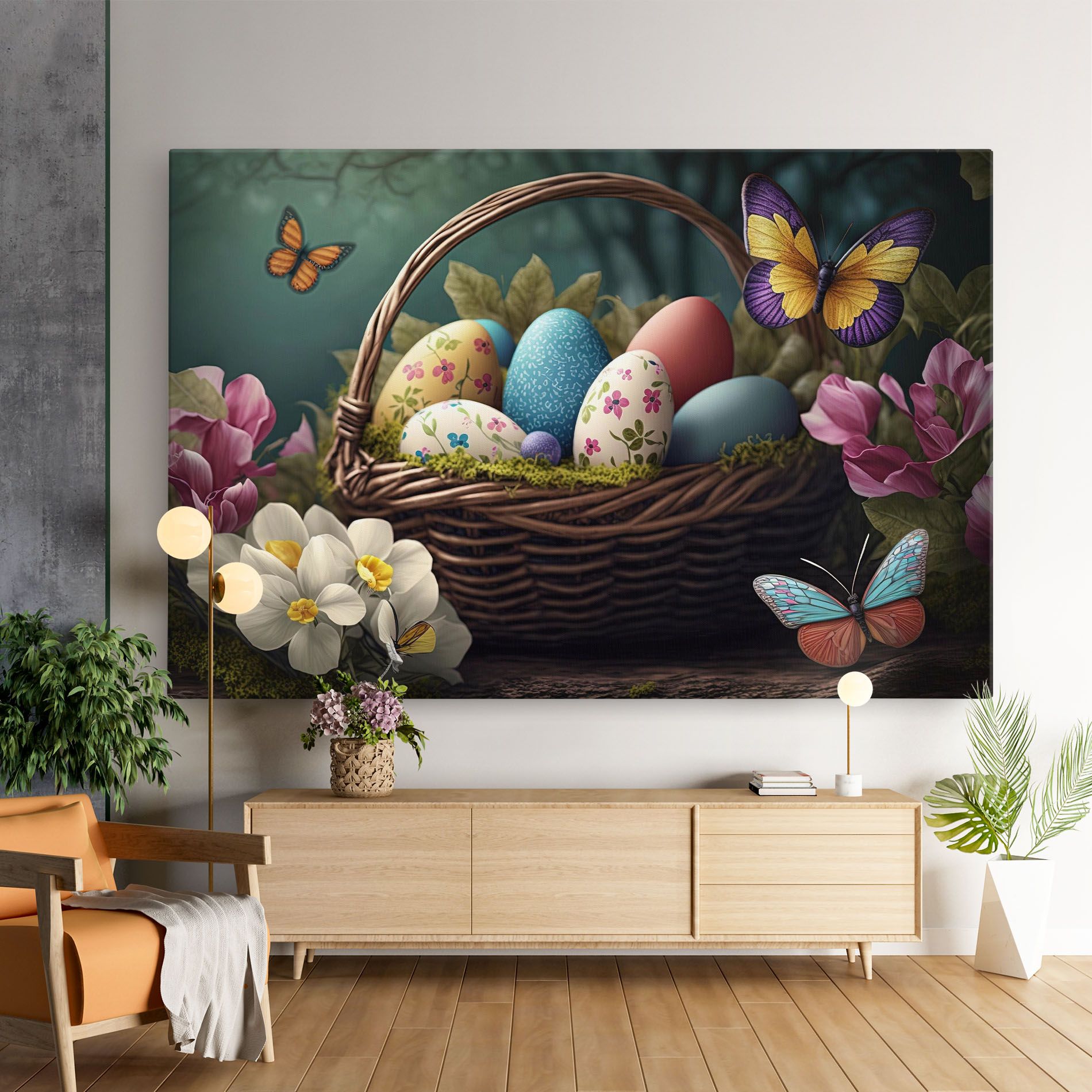 Easter Eggs Butterfly mockup 9