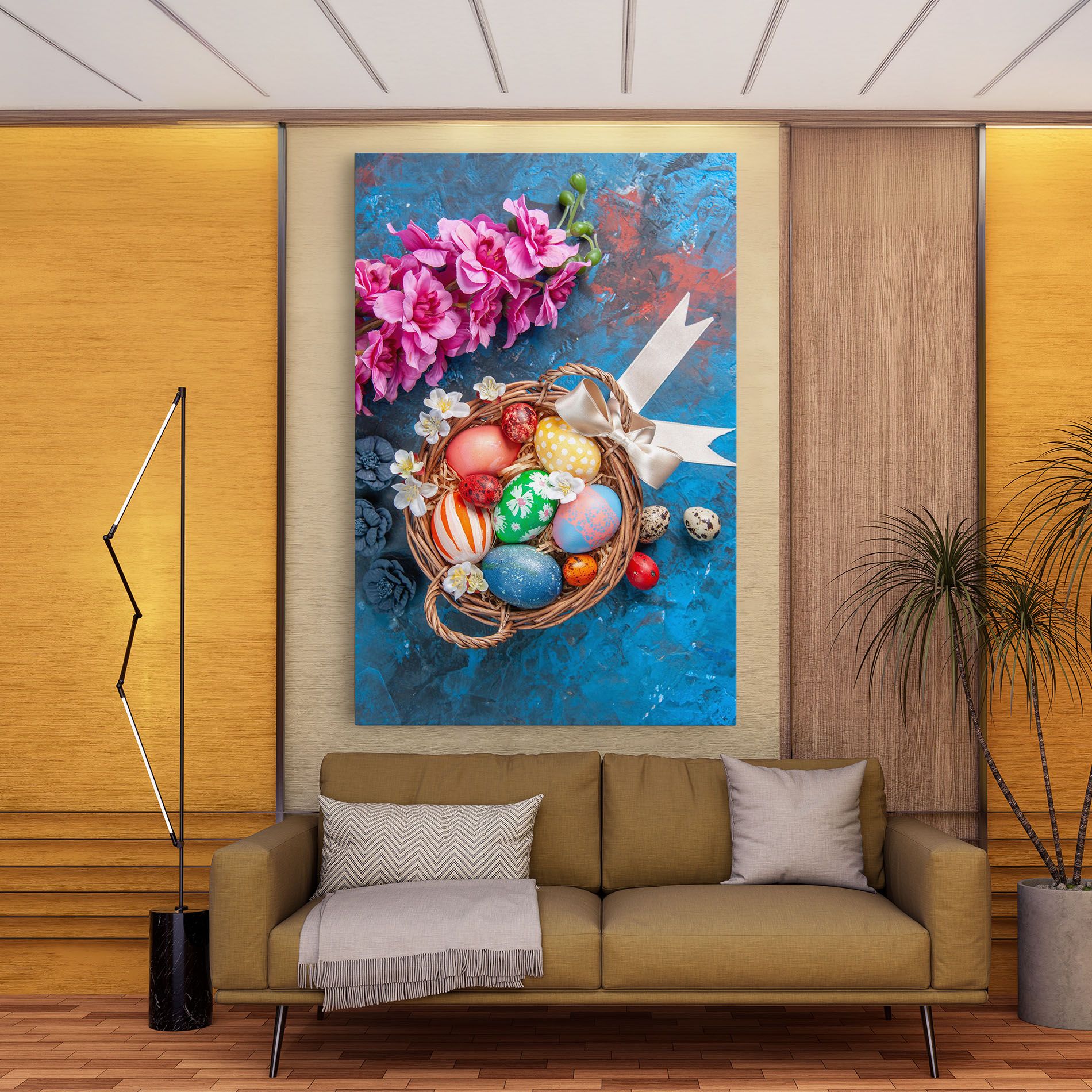 Colored Easter Eggs mockup 9