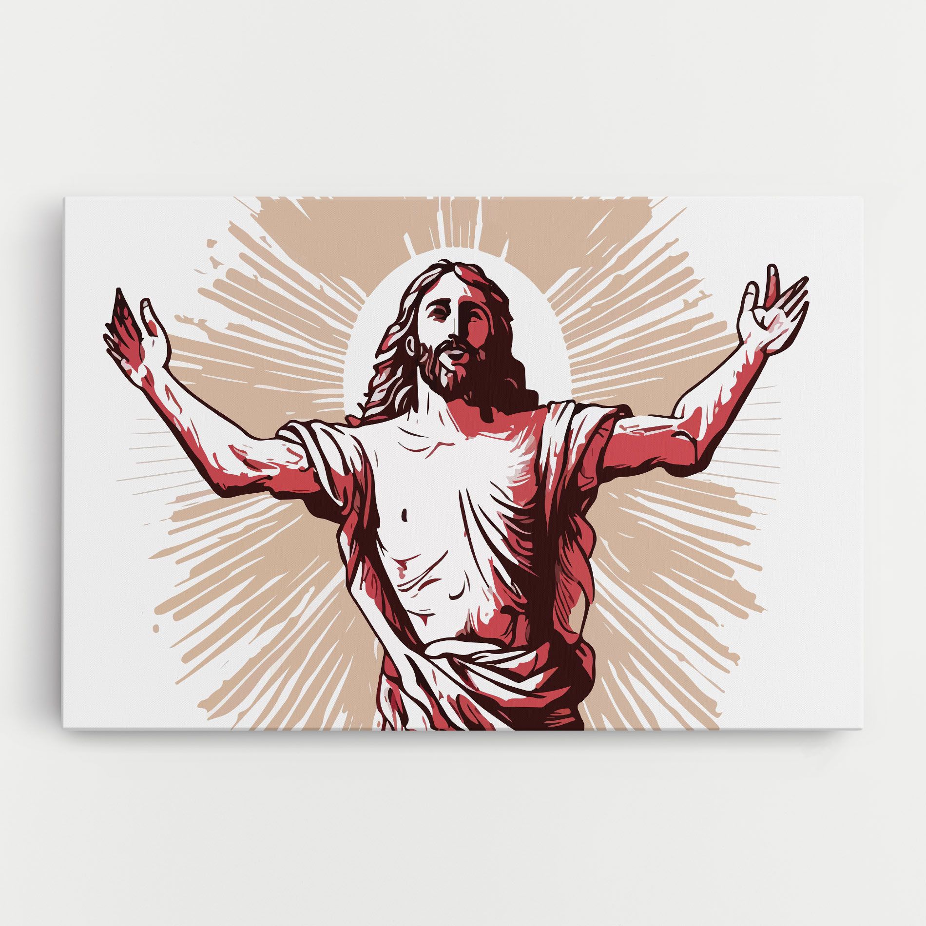 Artistic Jesus mockup 0