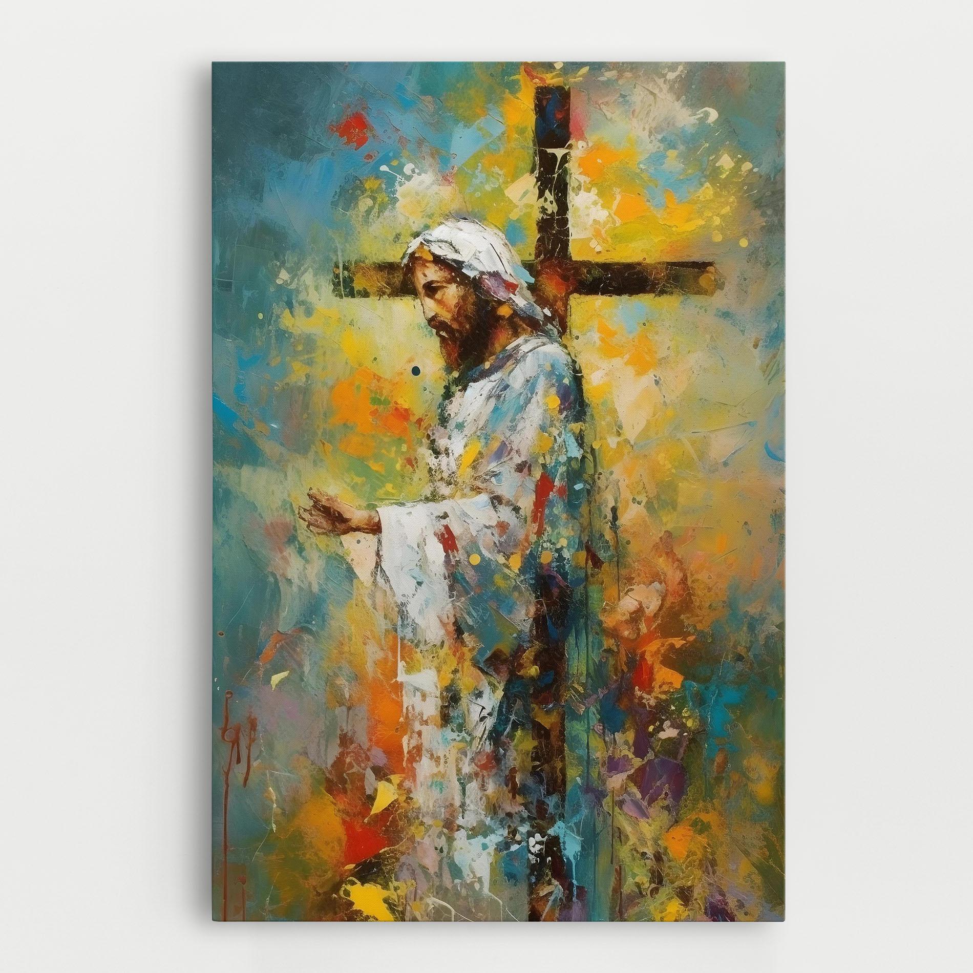 Tablou Canvas Christ Art Painting mockup 0