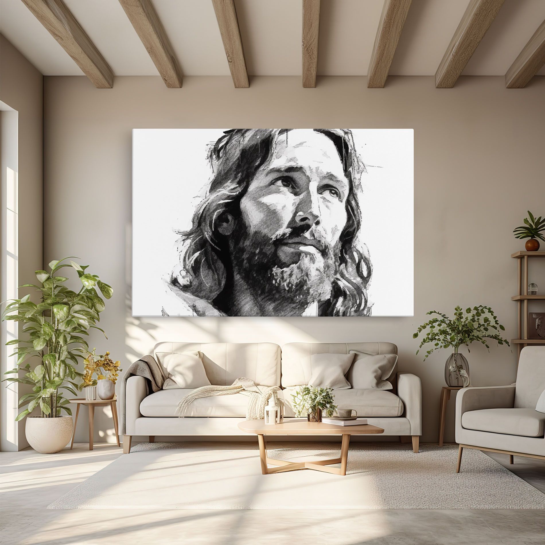 Jesus Drawing mockup 6