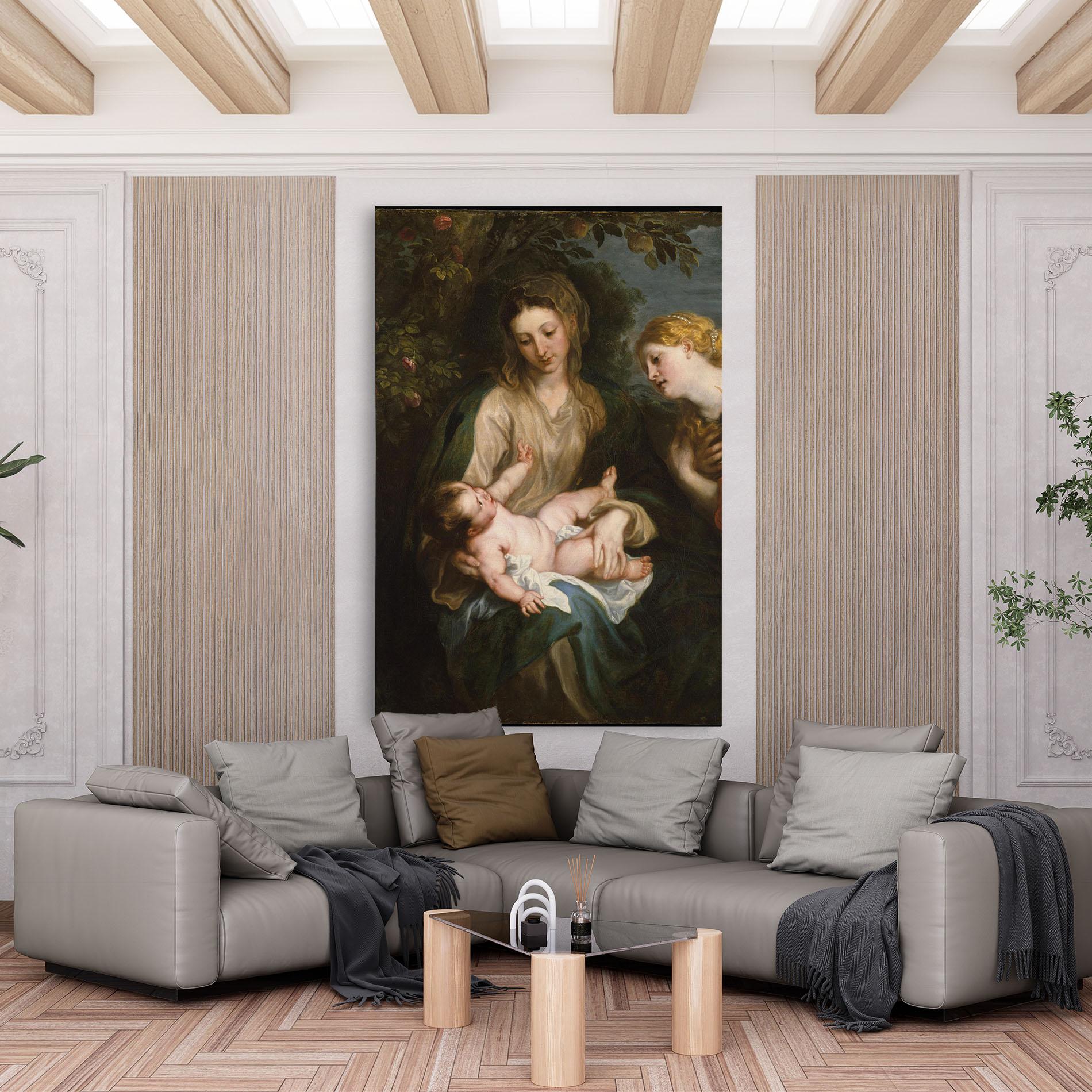 Tablou Canvas Looking At Baby mockup 6