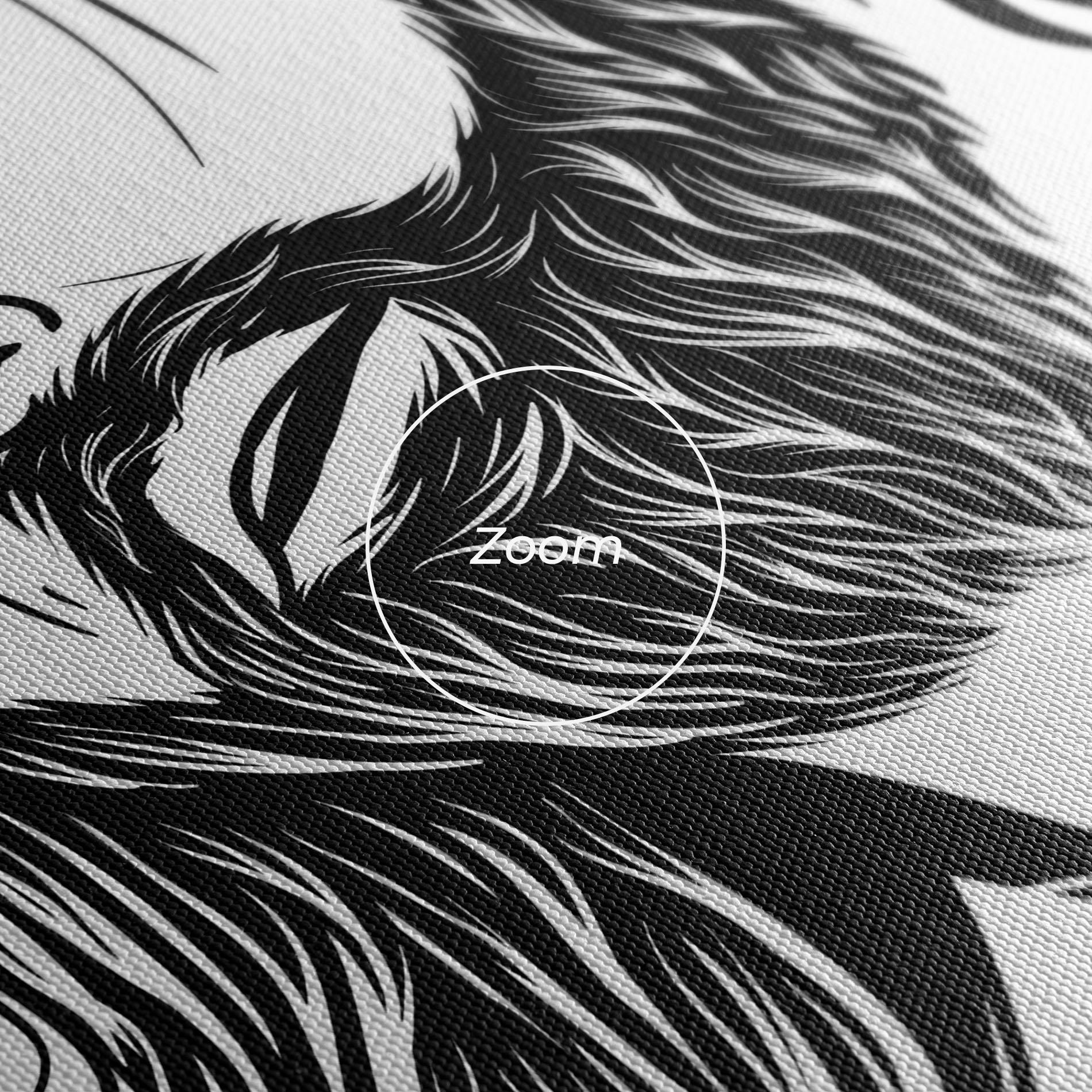 Tablou Canvas Black White Jesus mockup 3