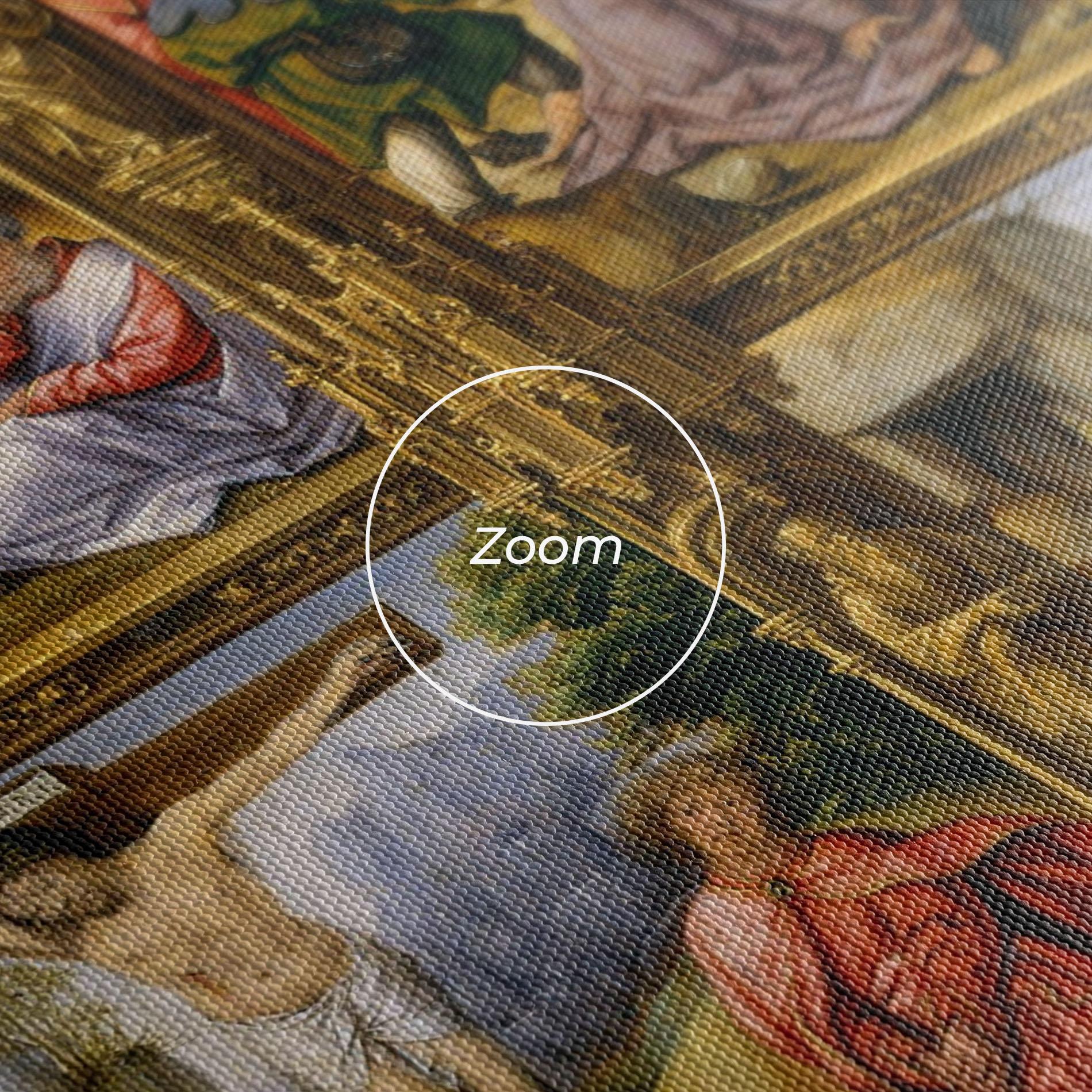 Tablou Canvas Gold Window View mockup 3