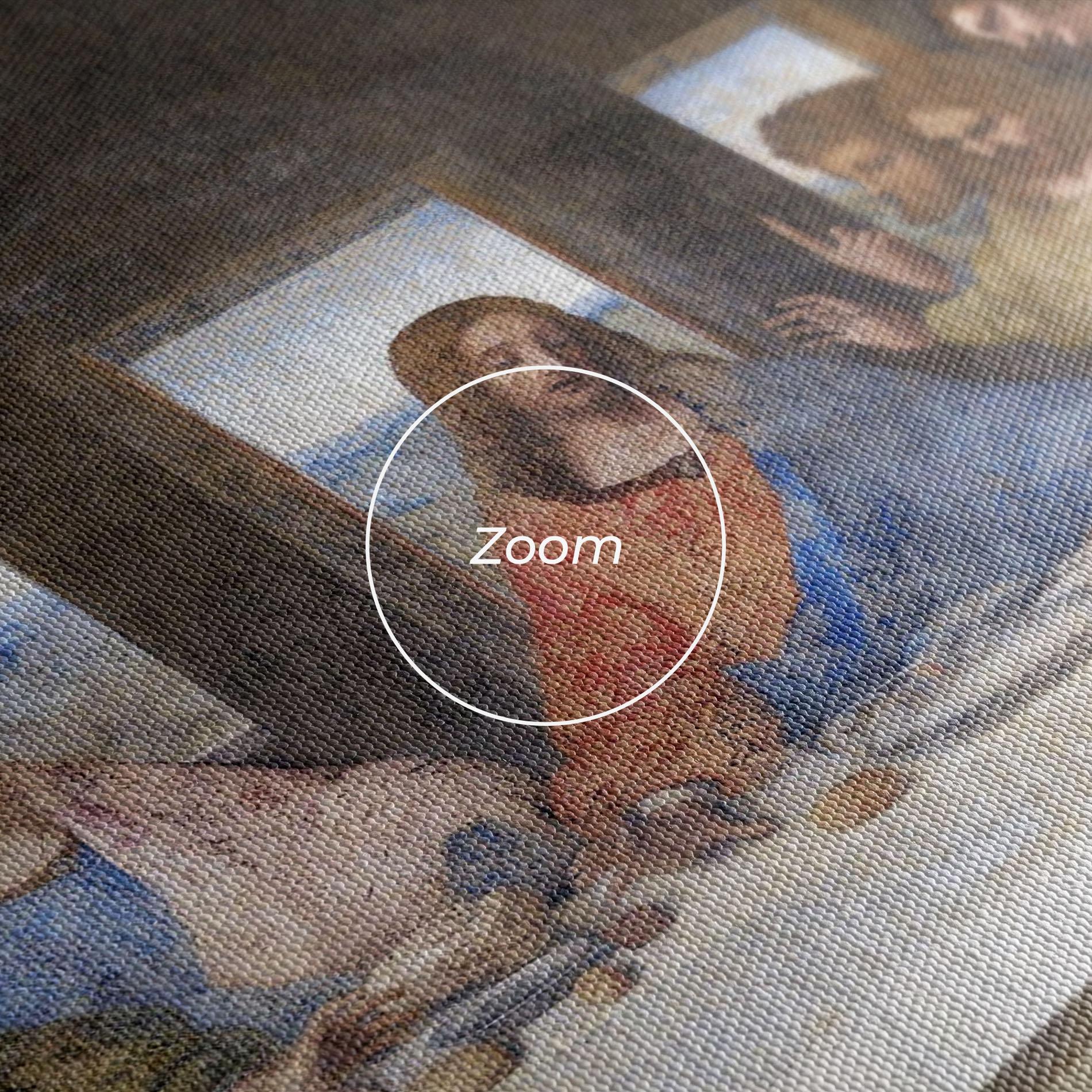 Tablou Canvas Jesus Eating mockup 3