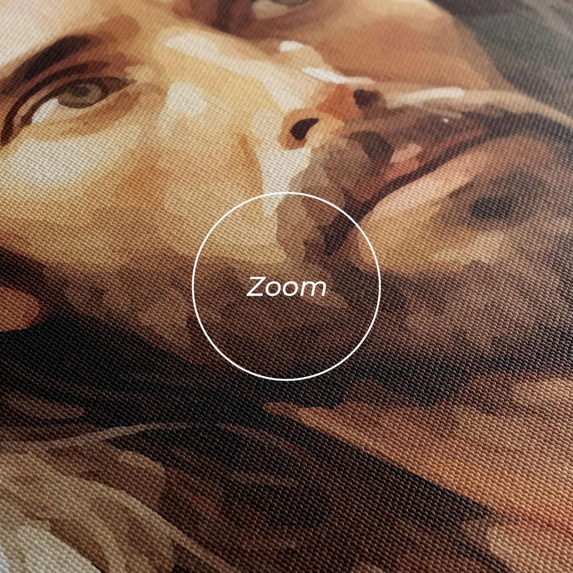 Tablou Canvas Jesus Long Hair mockup 3