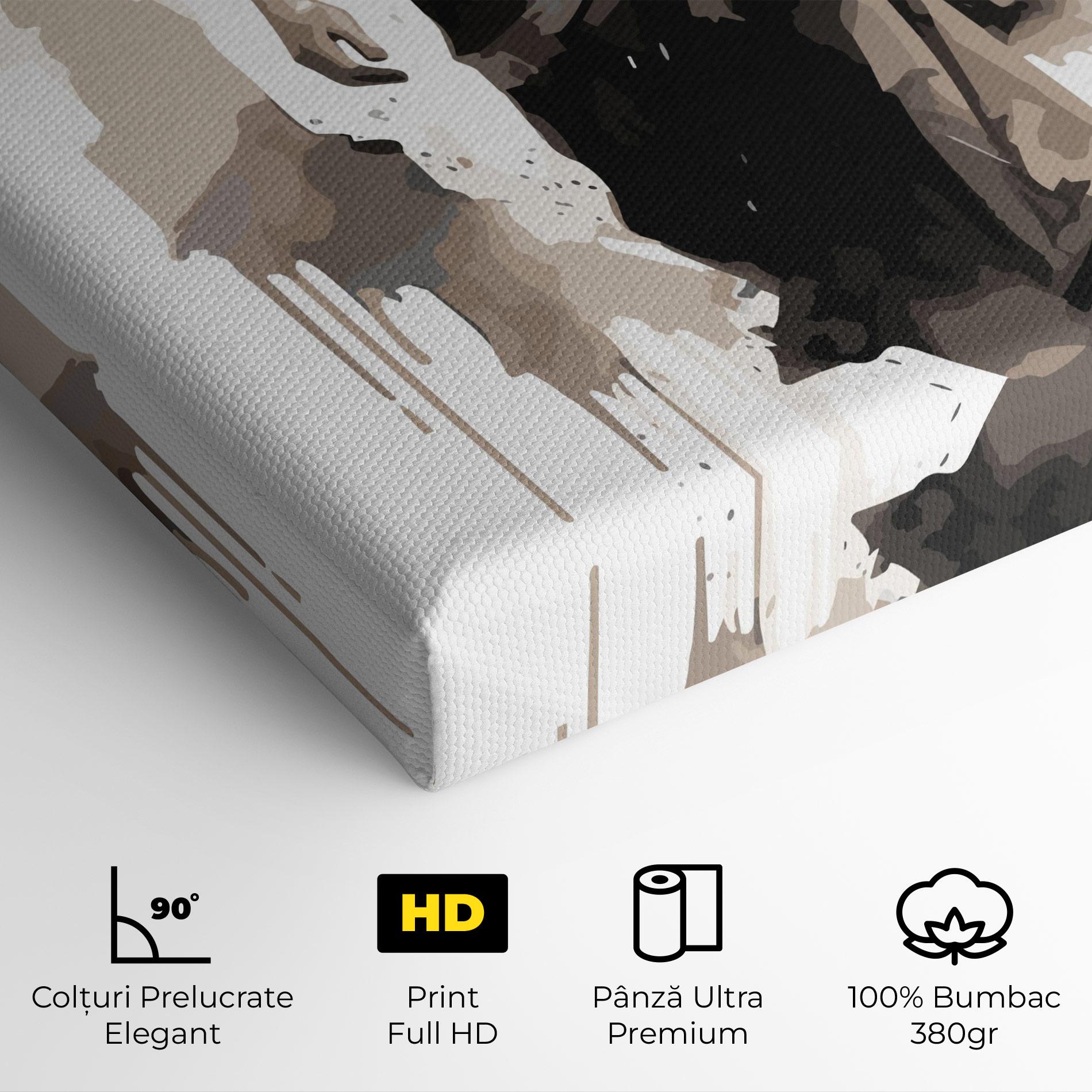 Tablou Canvas Cream Art Jesus mockup 4