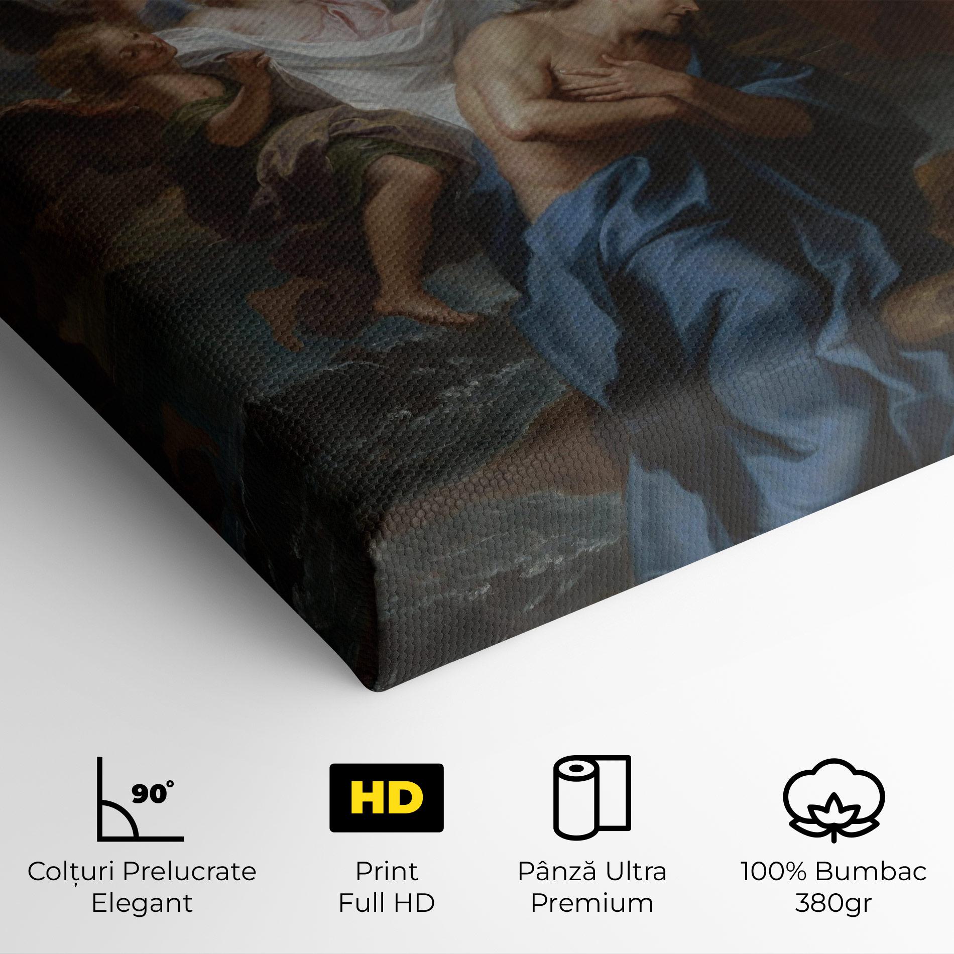 Tablou Canvas Divine Yellow Light mockup 4