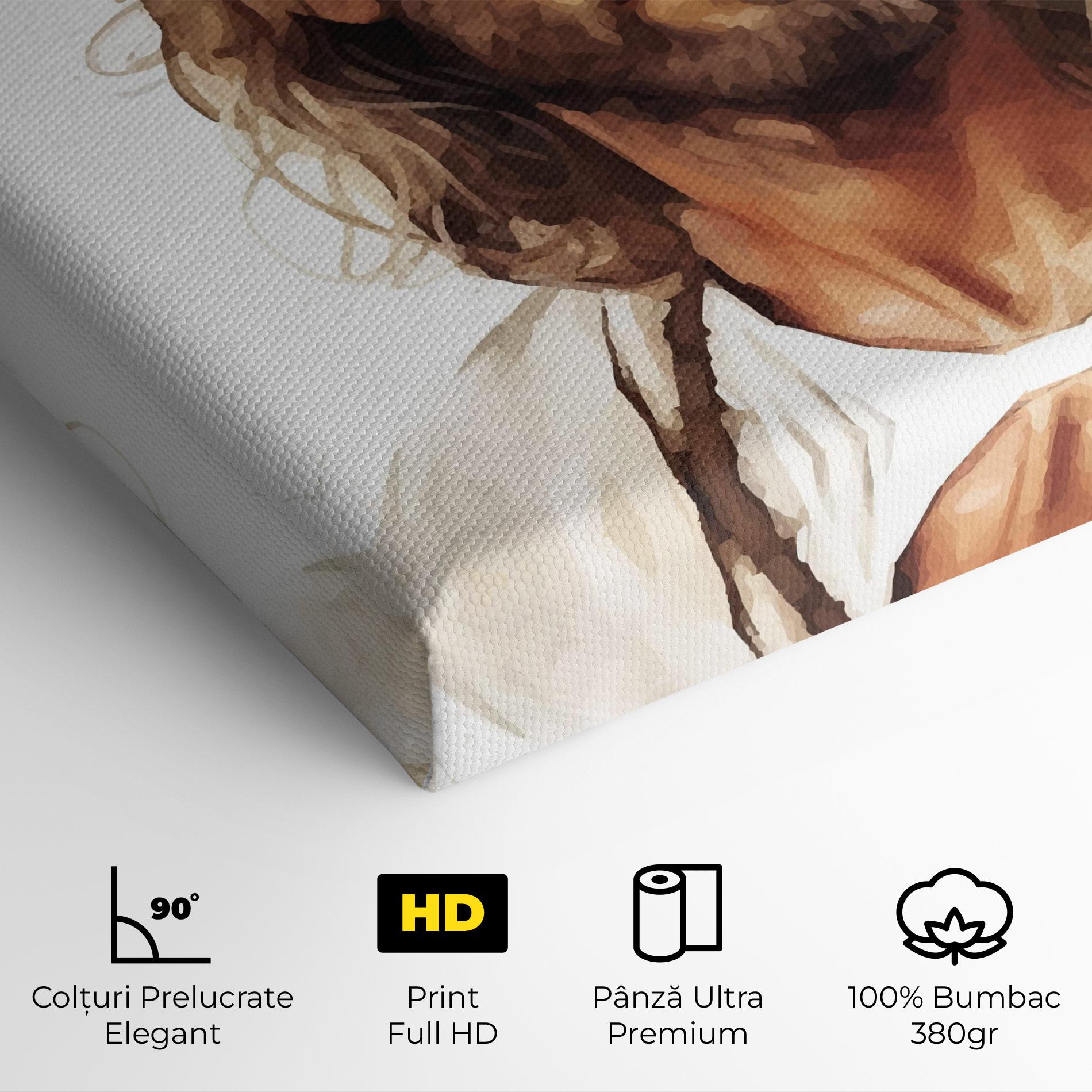 Tablou Canvas Jesus Long Hair mockup 4