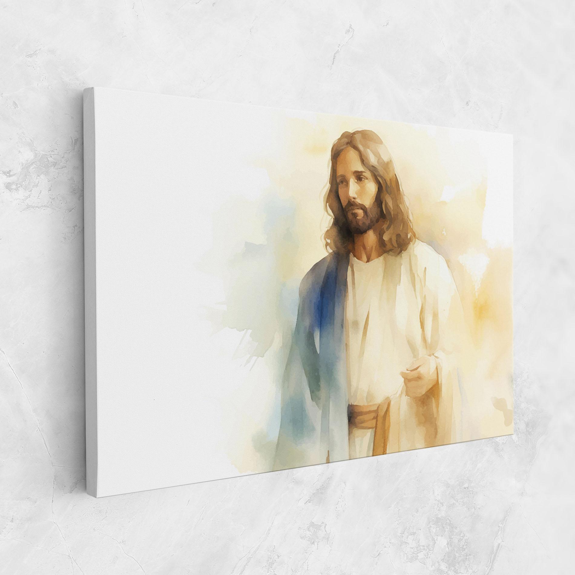 Tablou Canvas Jesus Light Art mockup 1