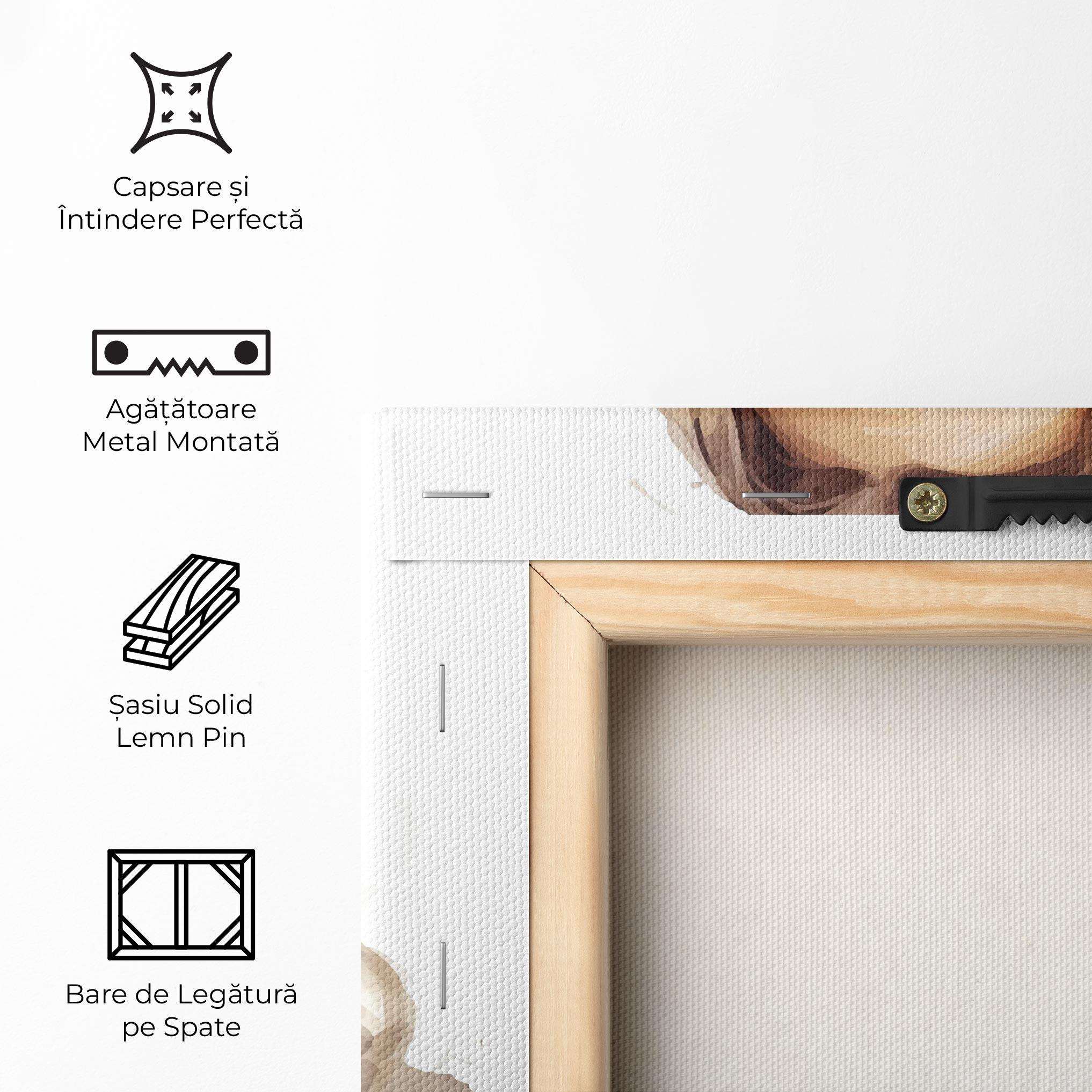 Tablou Canvas Jesus Long Hair mockup 5