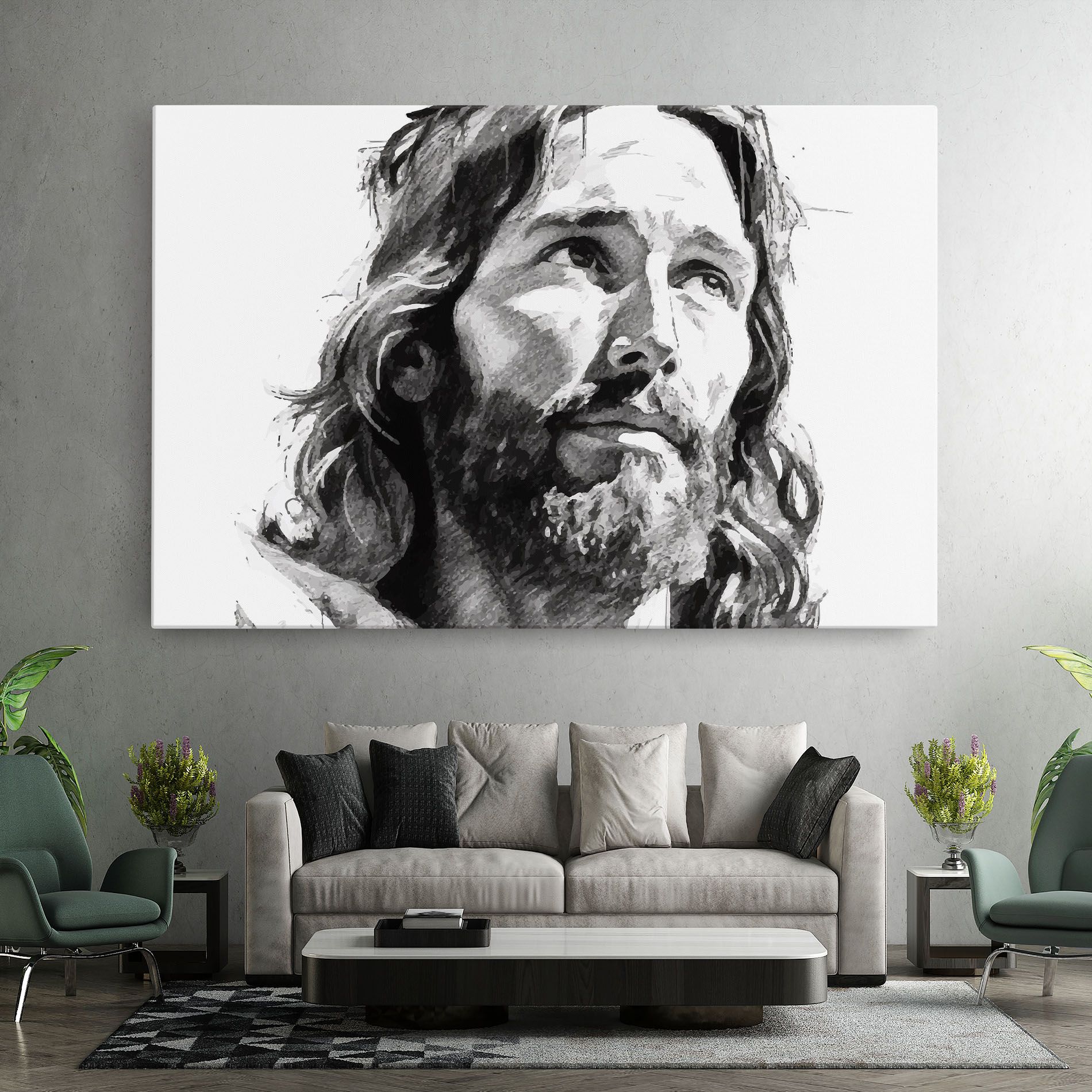 Jesus Drawing mockup 7