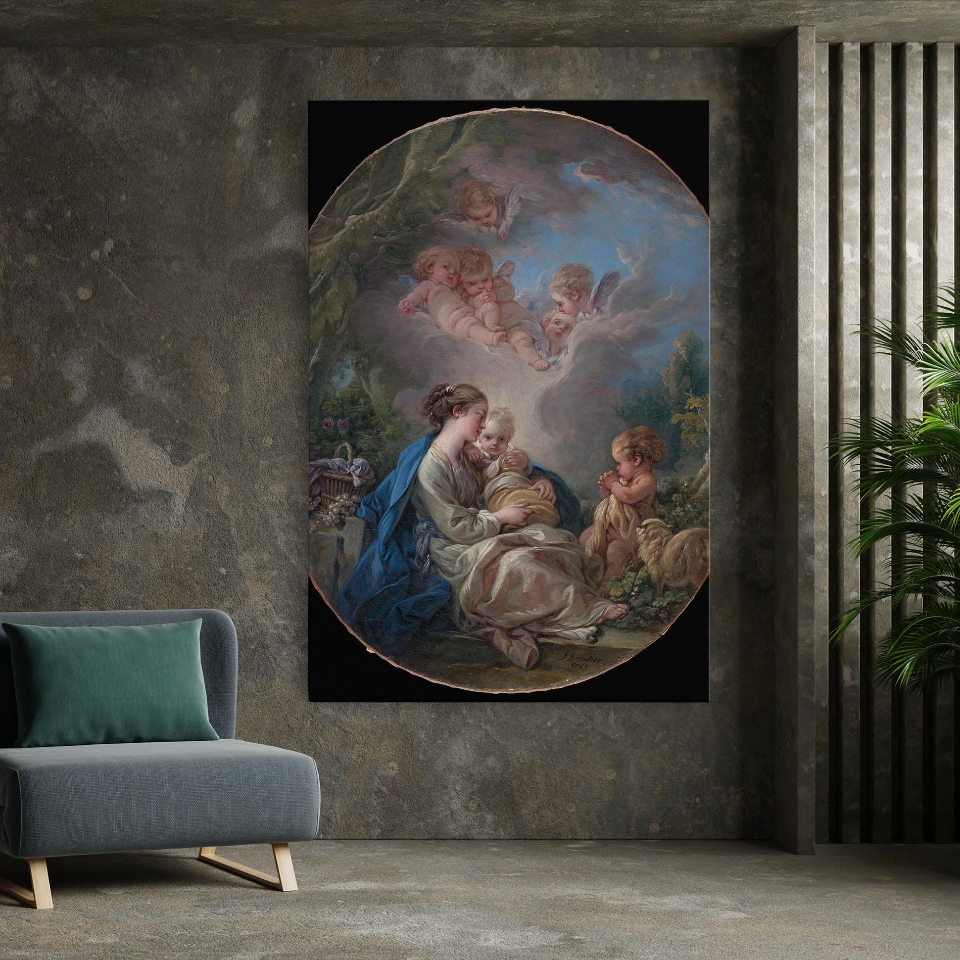 Tablou Canvas Religious Circle mockup 7