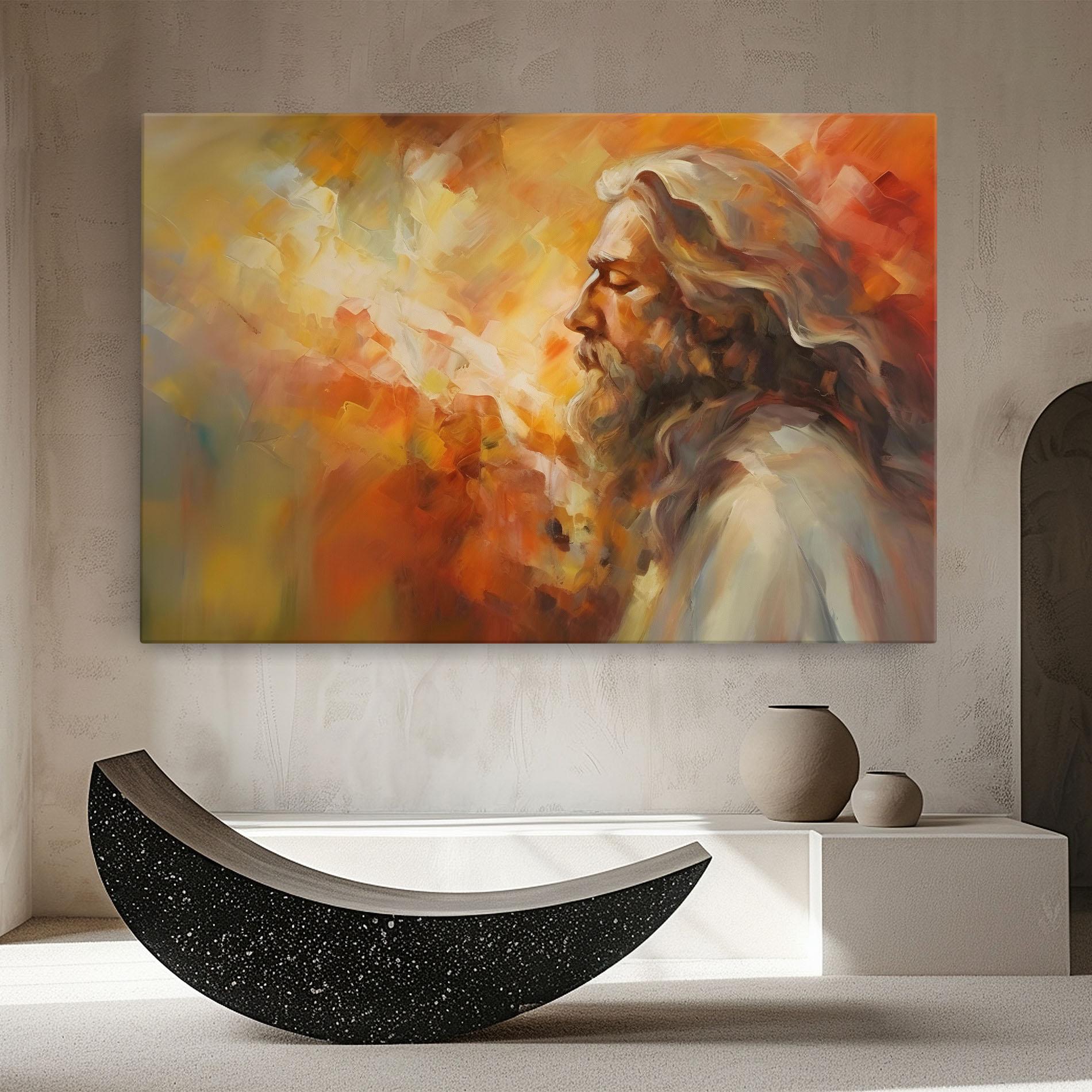 Tablou Canvas Christ Oil Painting mockup 8
