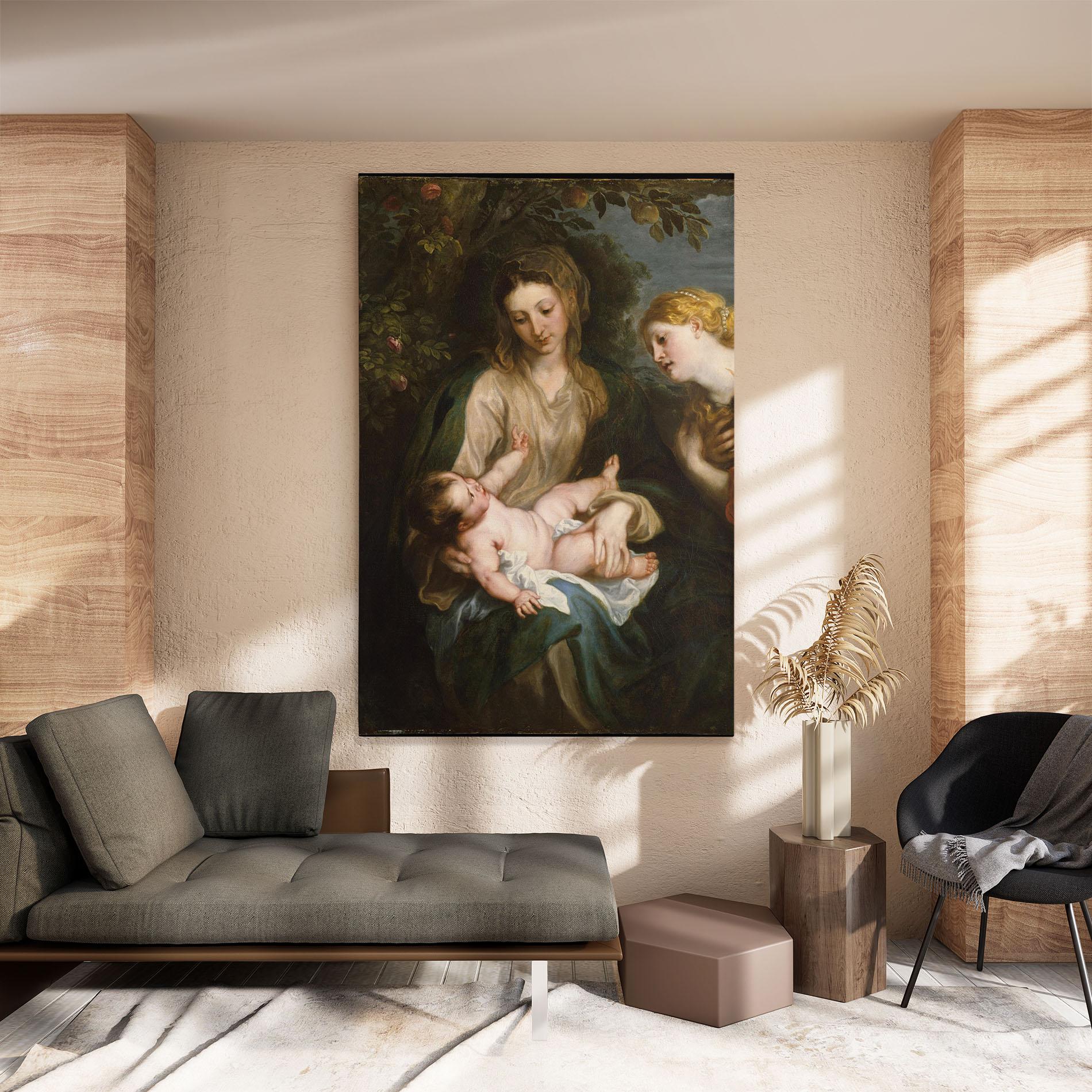 Tablou Canvas Looking At Baby mockup 8