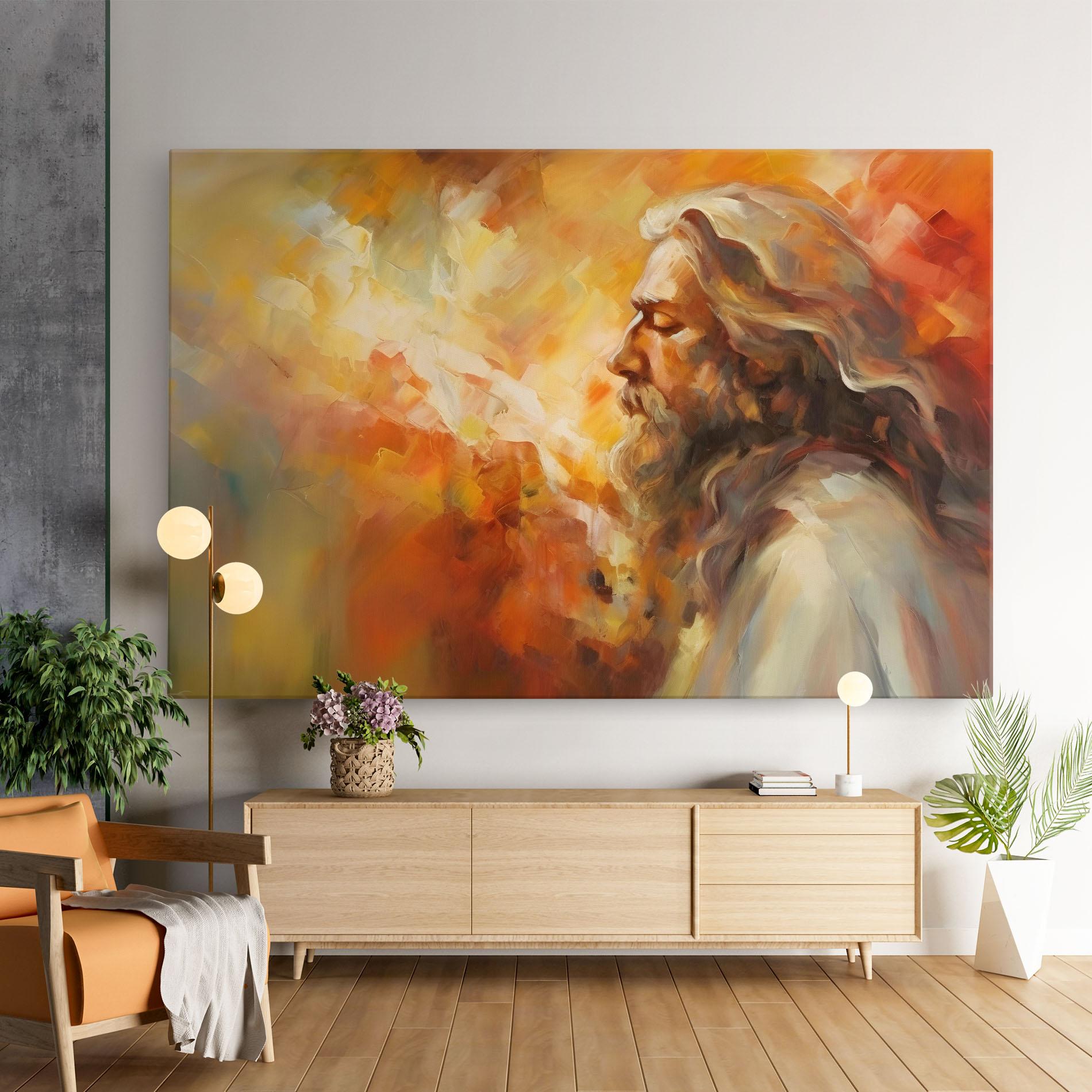 Tablou Canvas Christ Oil Painting mockup 9