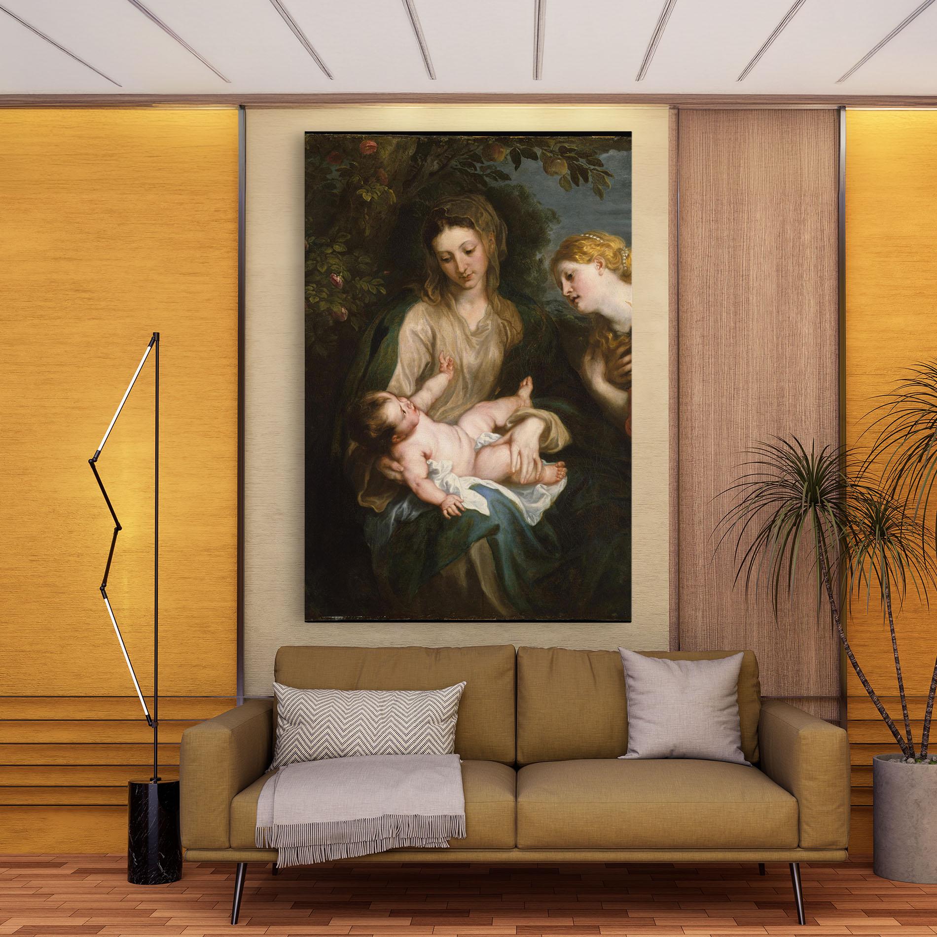 Tablou Canvas Looking At Baby mockup 9