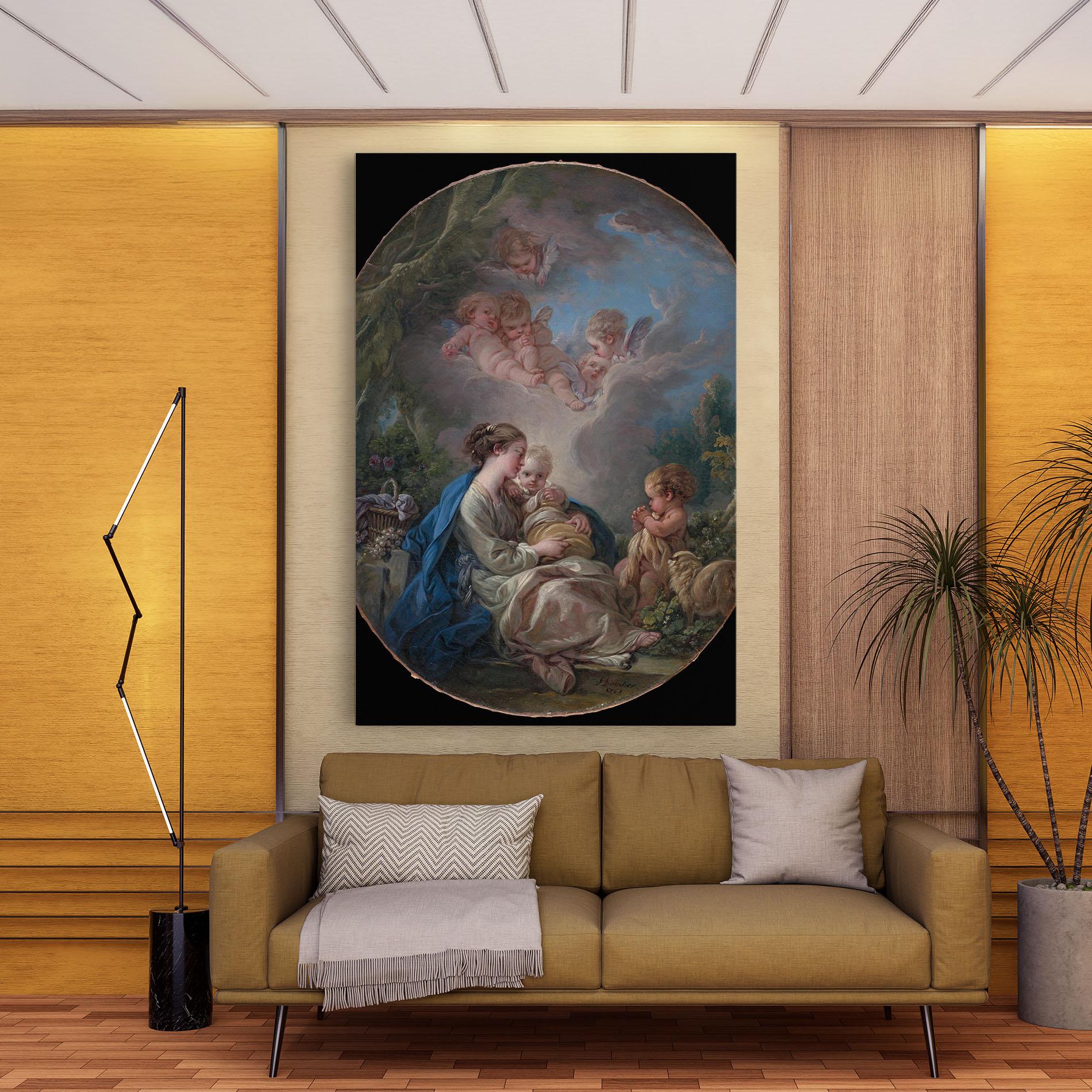 Tablou Canvas Religious Circle mockup 9