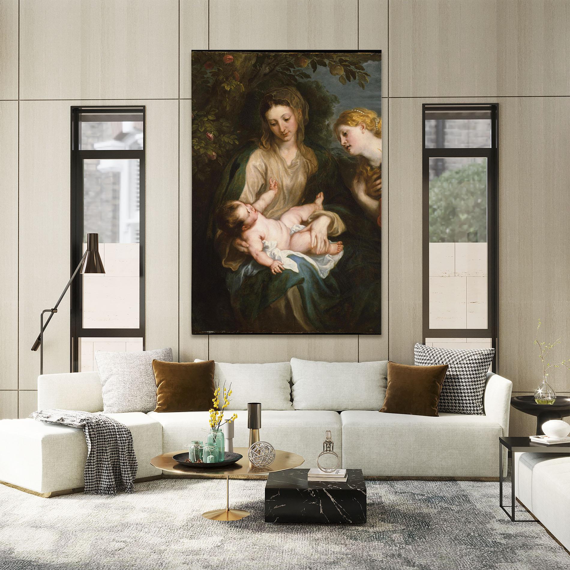 Tablou Canvas Looking At Baby mockup 2