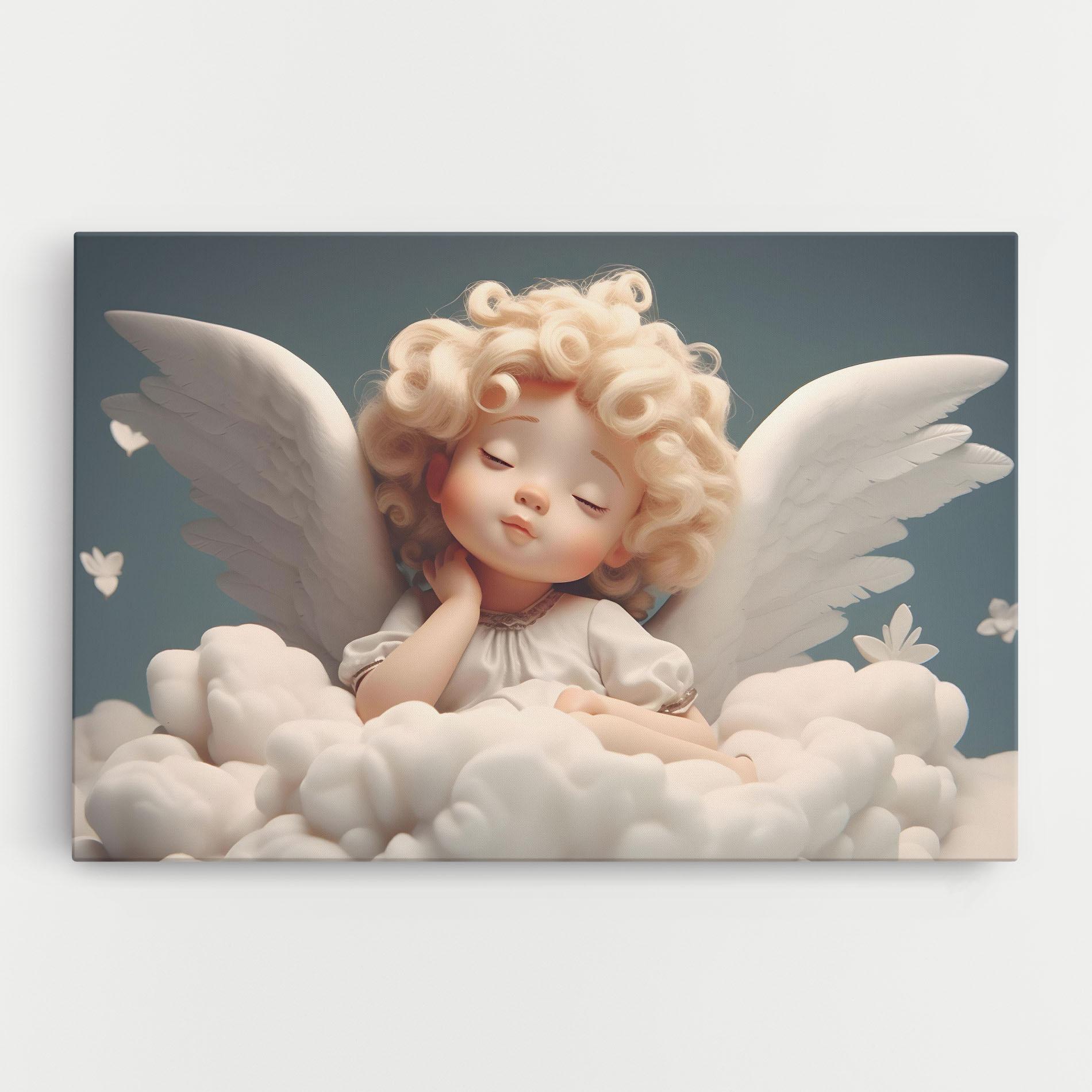 Tablou Canvas Statue Baby Angel mockup 0