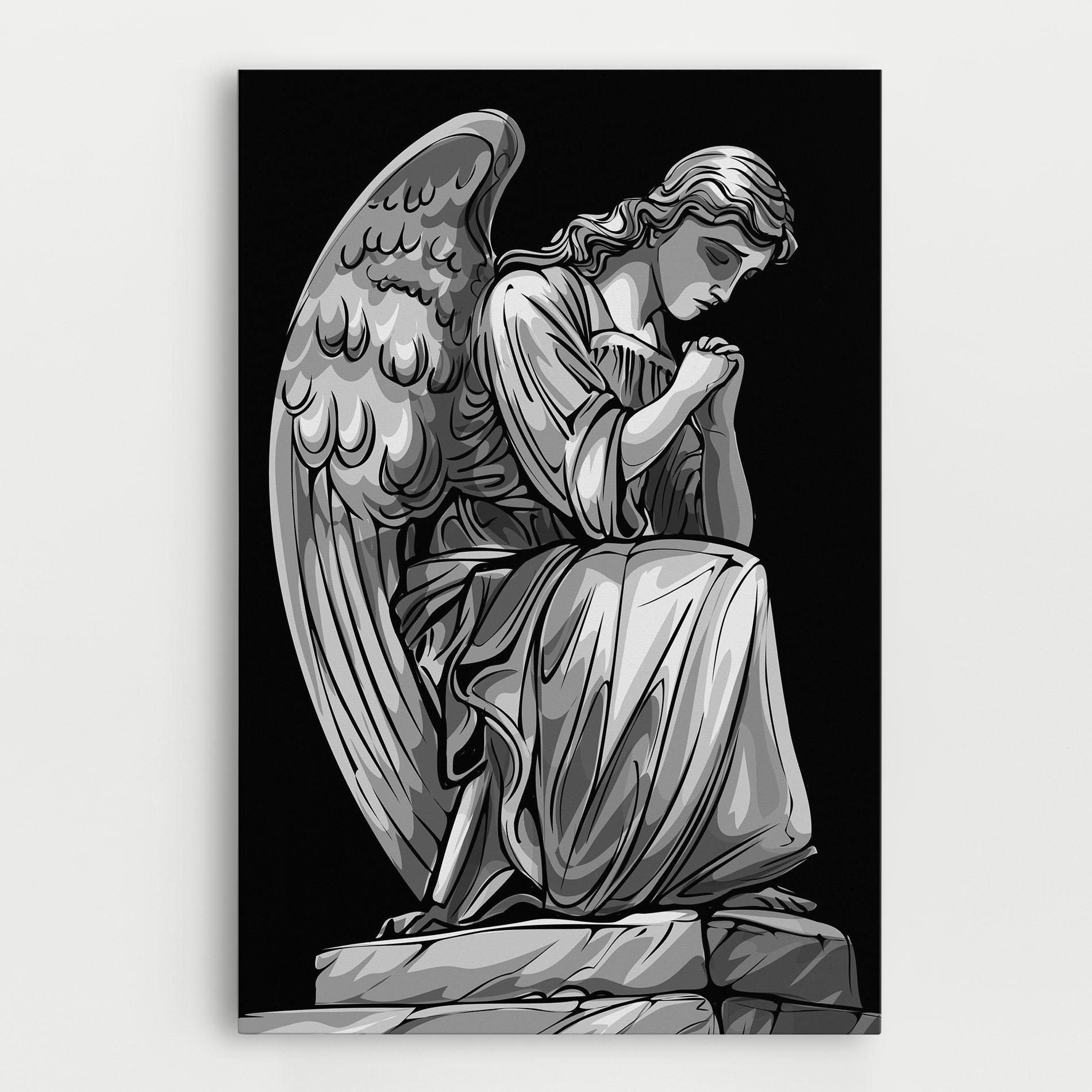 Tablou Canvas Pray Angel mockup 0
