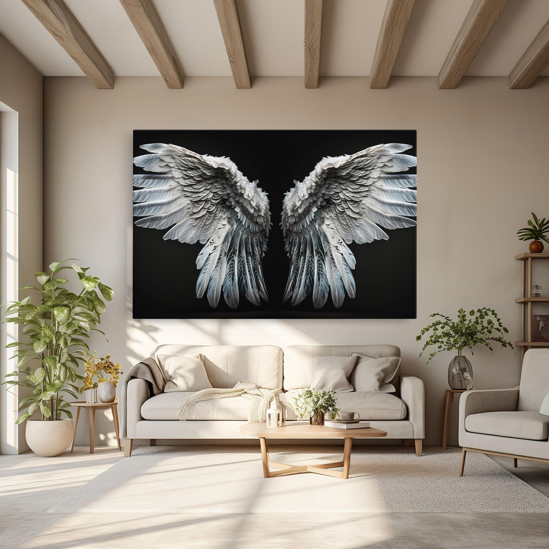 Tablou Canvas Big Angel Wings mockup 6
