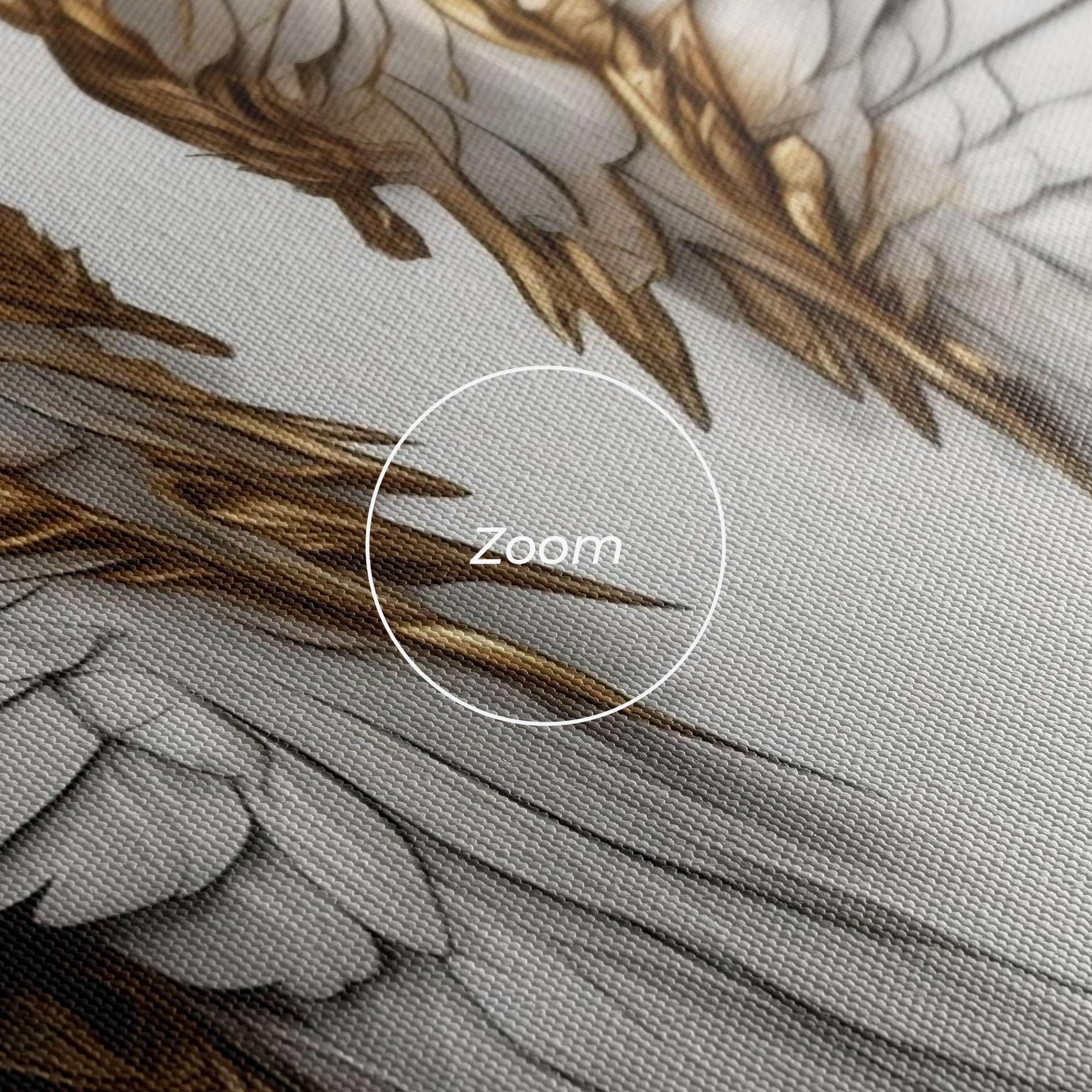 Tablou Canvas Realistic Gold Angel Wings mockup 3