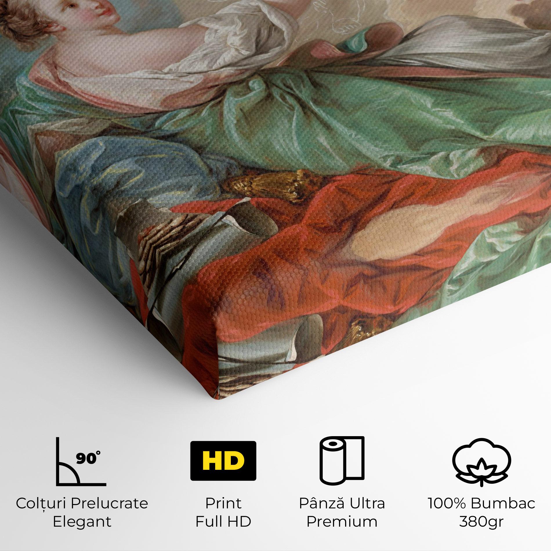 Tablou Canvas Painting Cute Angels mockup 4