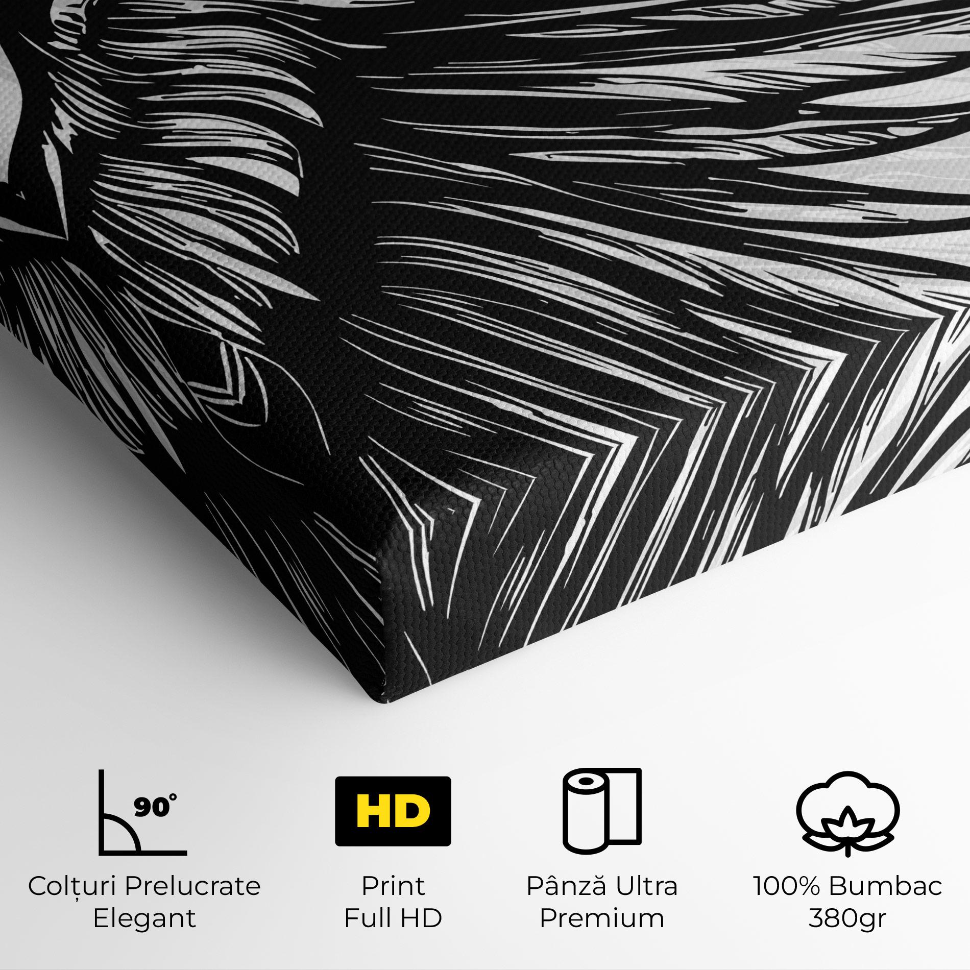 Tablou Canvas Wing Line mockup 4