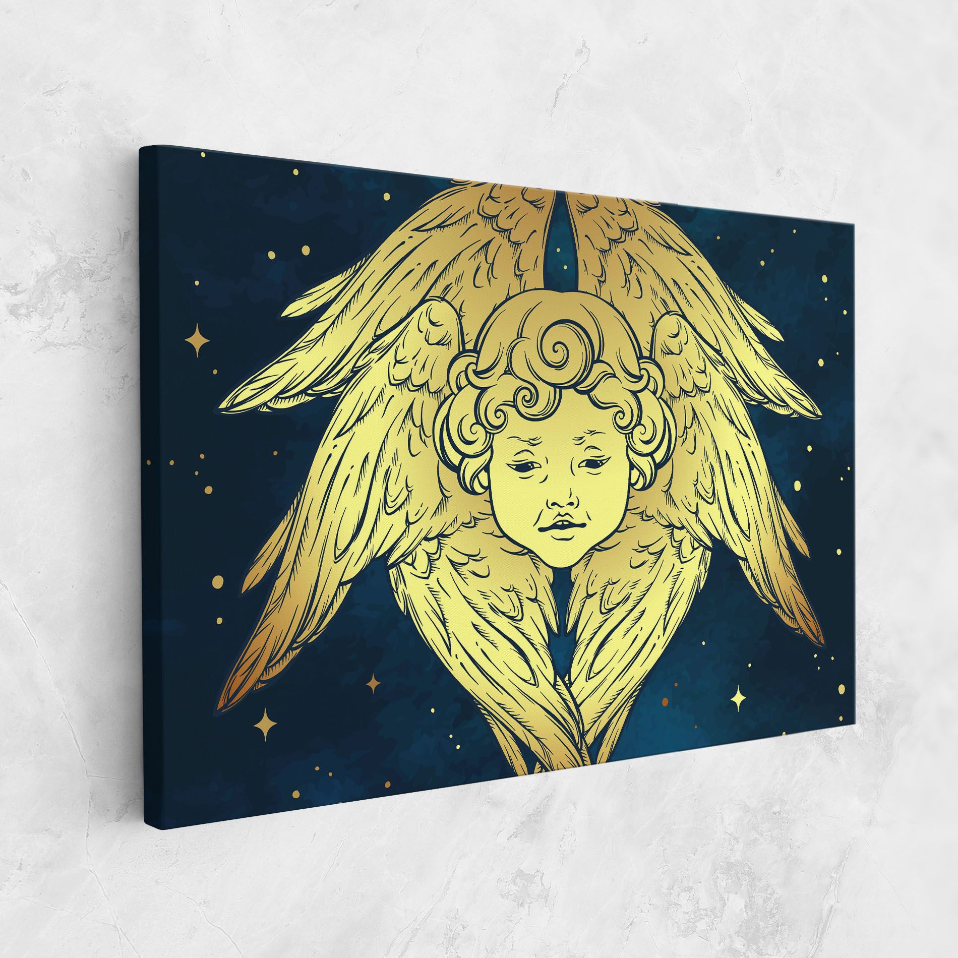 Gold Wings Angel mockup 1