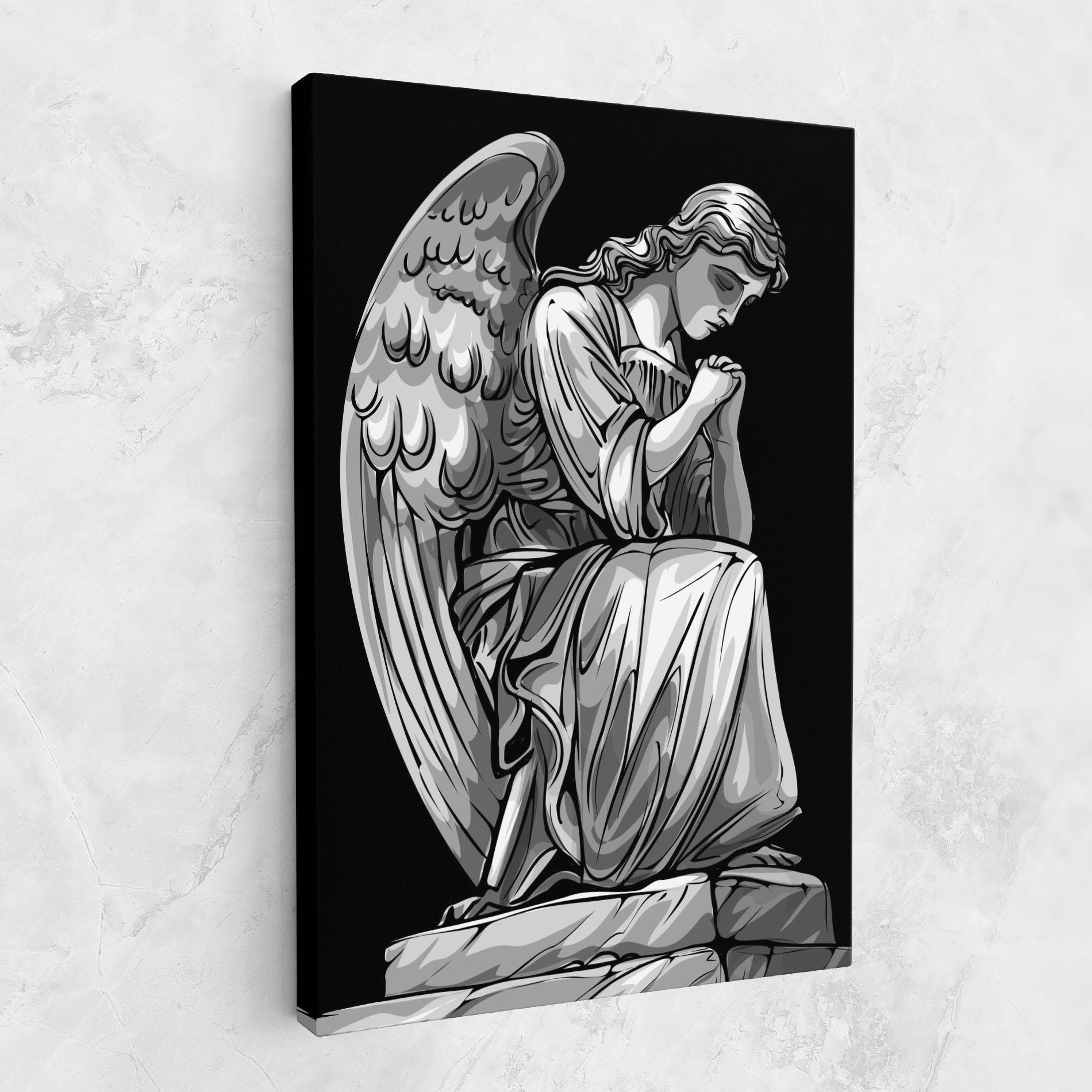 Tablou Canvas Pray Angel mockup 1