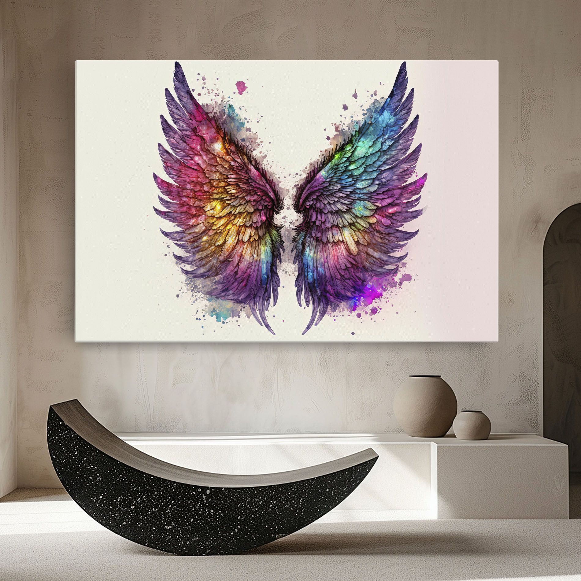 Magic Watercolor Wings mockup 8