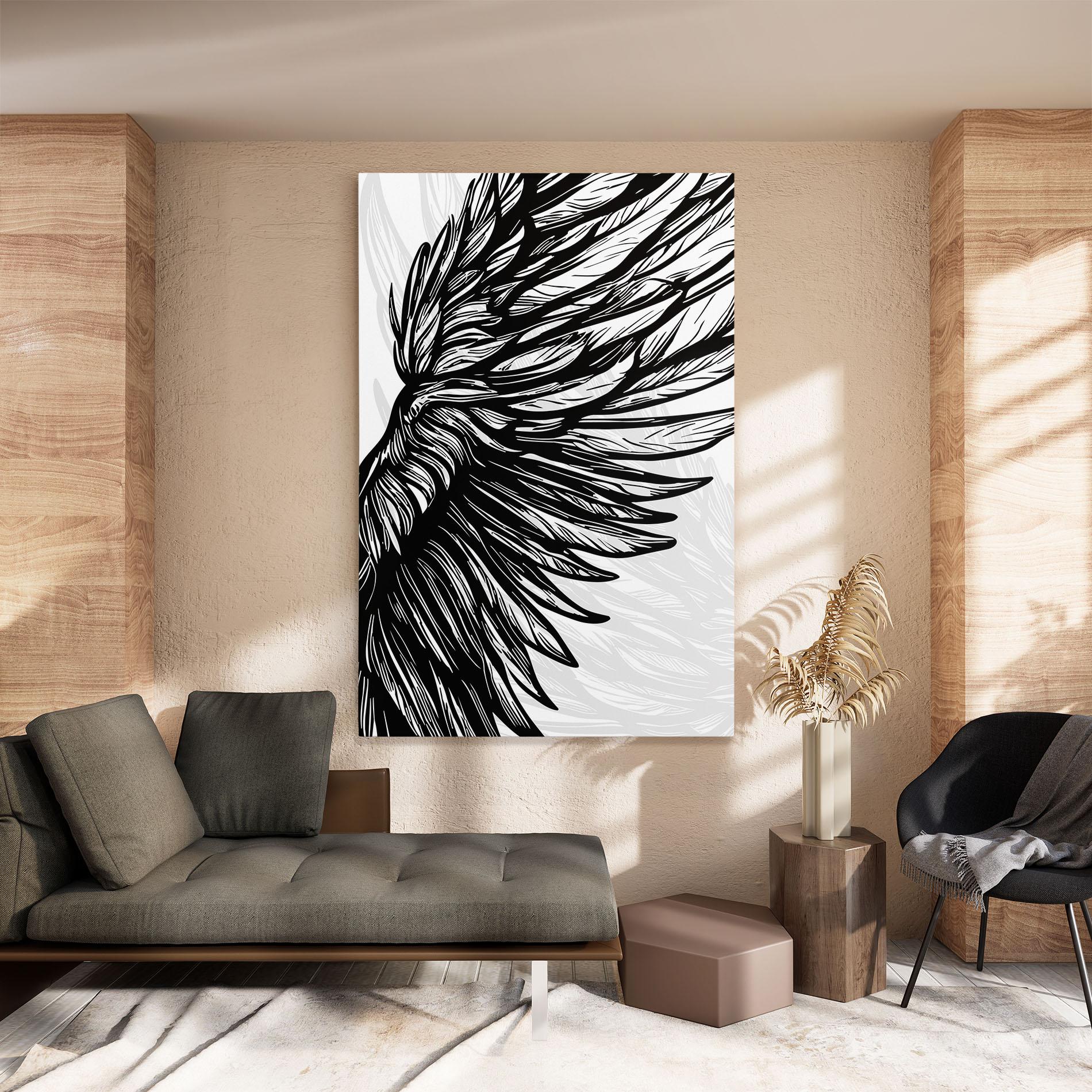 Tablou Canvas Wing Line mockup 8